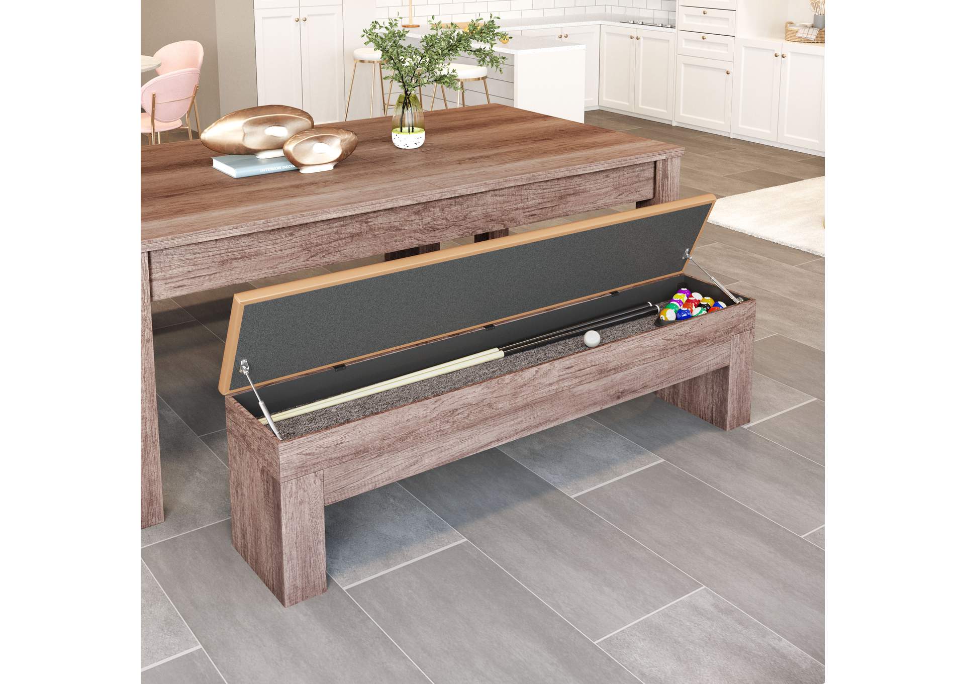 Bonker Storage Bench (Set Of 2) Brown image 3