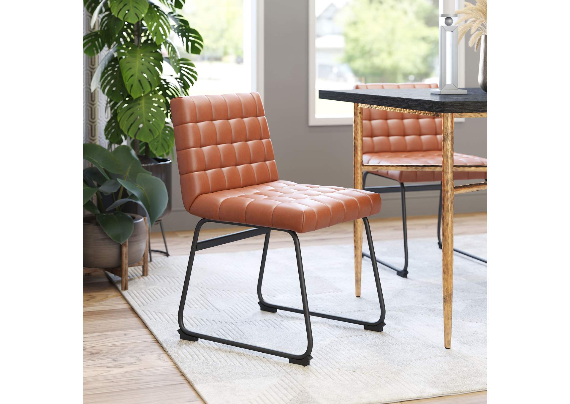 Pago Dining Chair (Set Of 2) Brown image 1