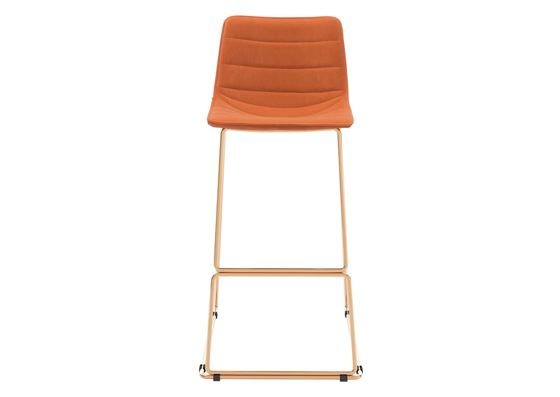 Adele Barstool (Set Of 2) Orange & Gold image 6