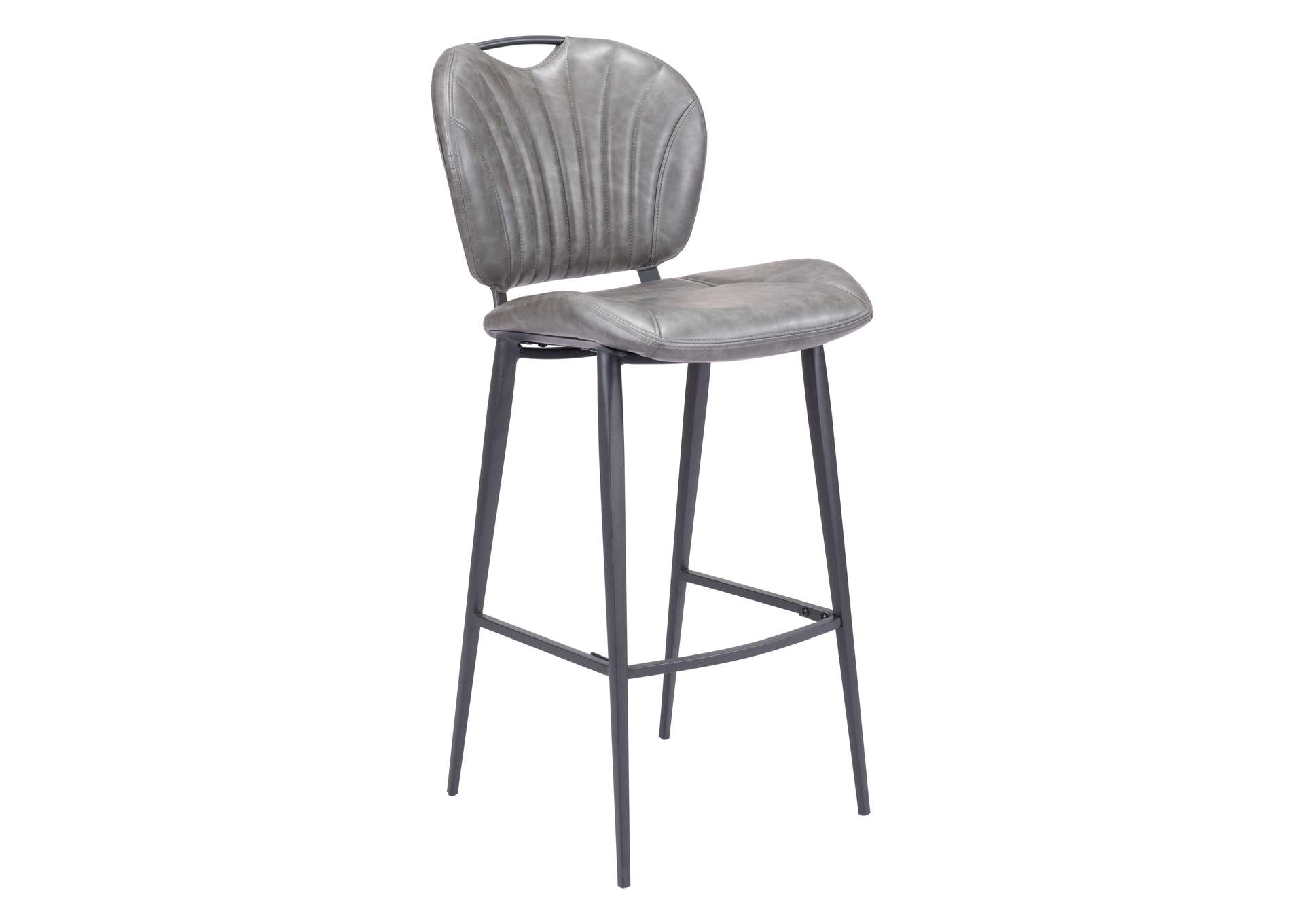 Terrence Barstool Vintage Gray image 3