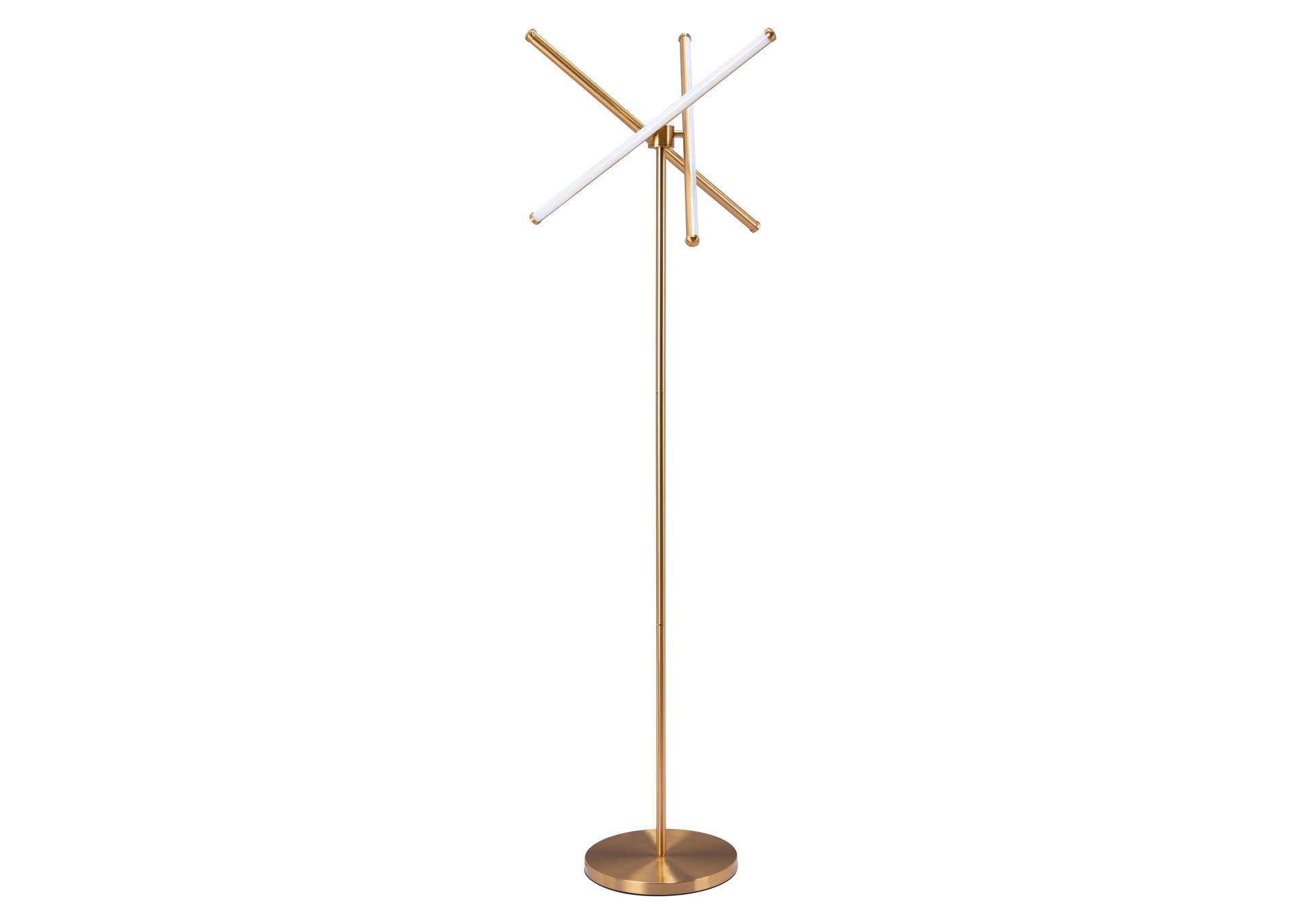 Garza Floor Lamp Brass image 7
