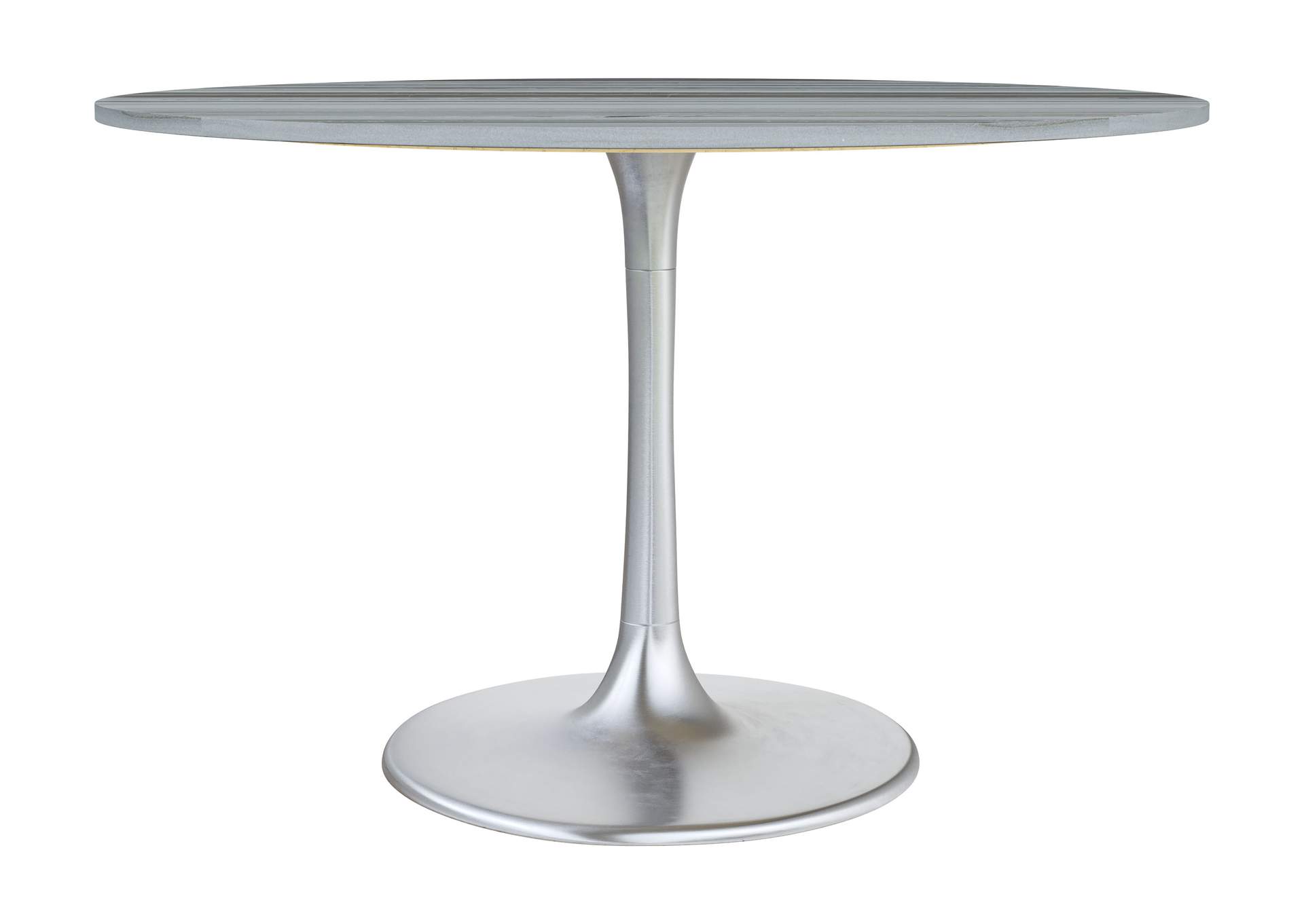 Star City Dining Table Gray & Silver image 4