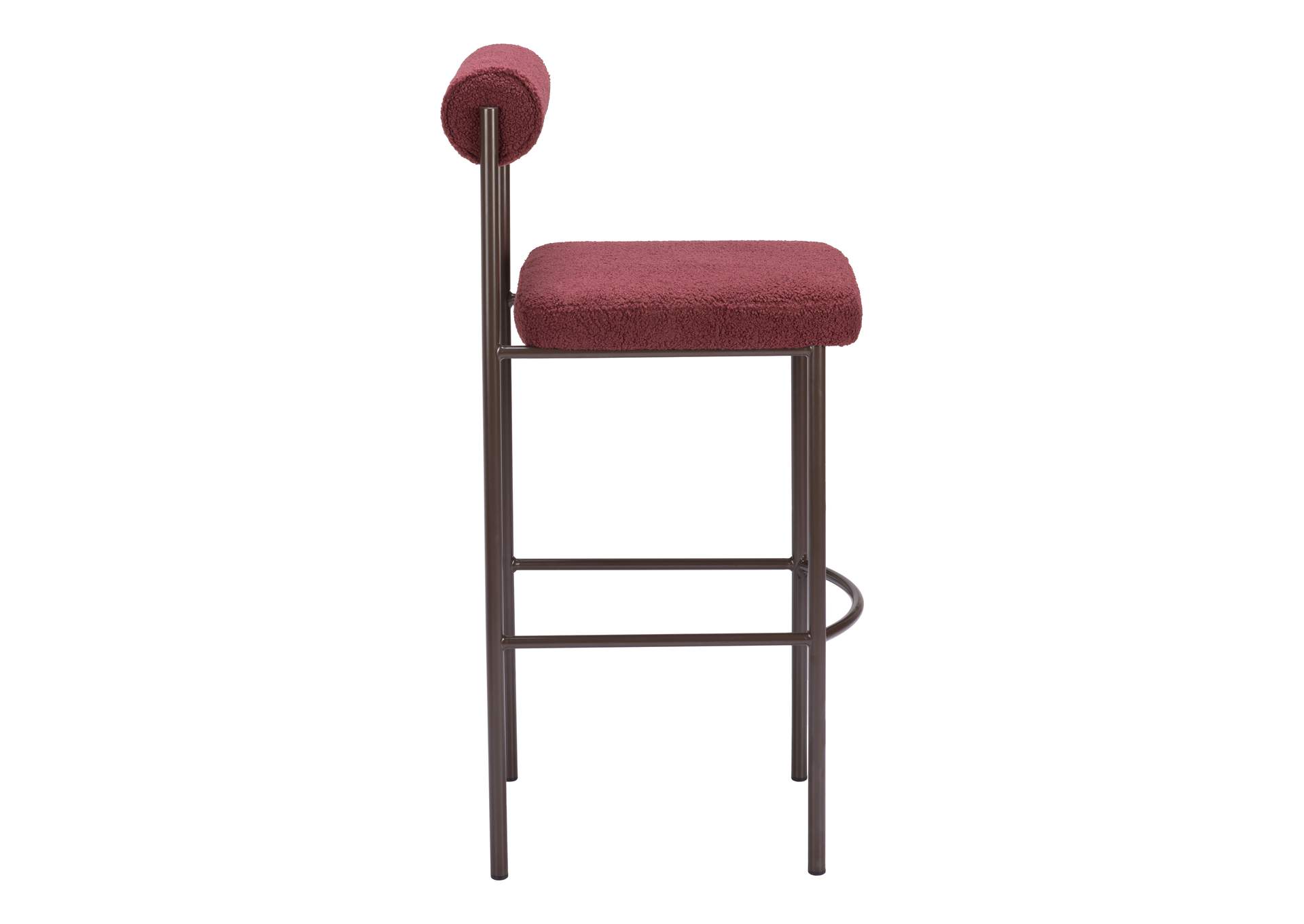 Livorno Barstool (Set Of 2) Red & Bronze image 5