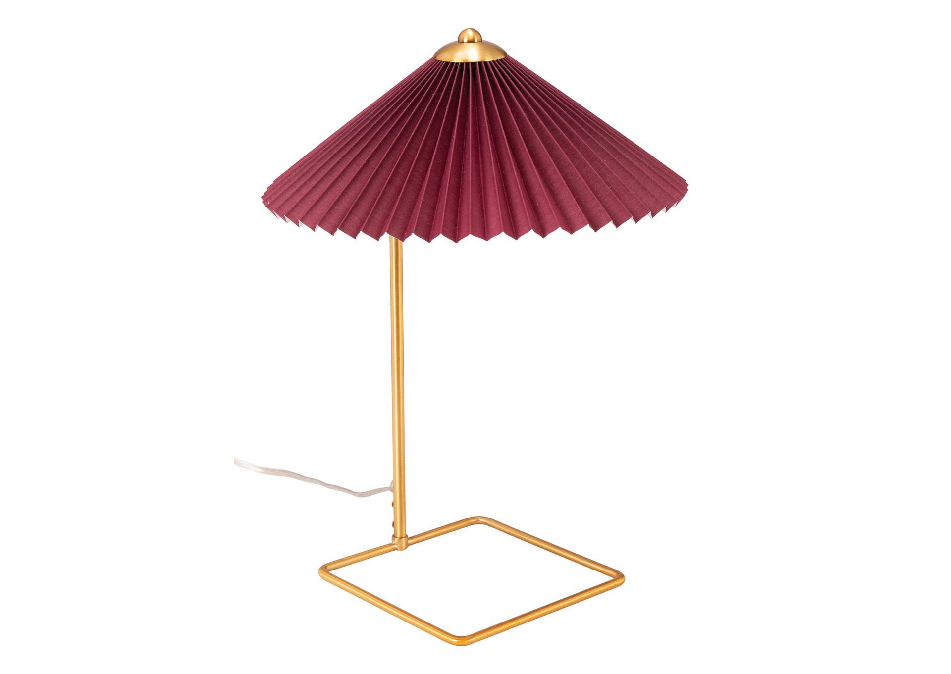 Charo Table Lamp Red & Gold image 7