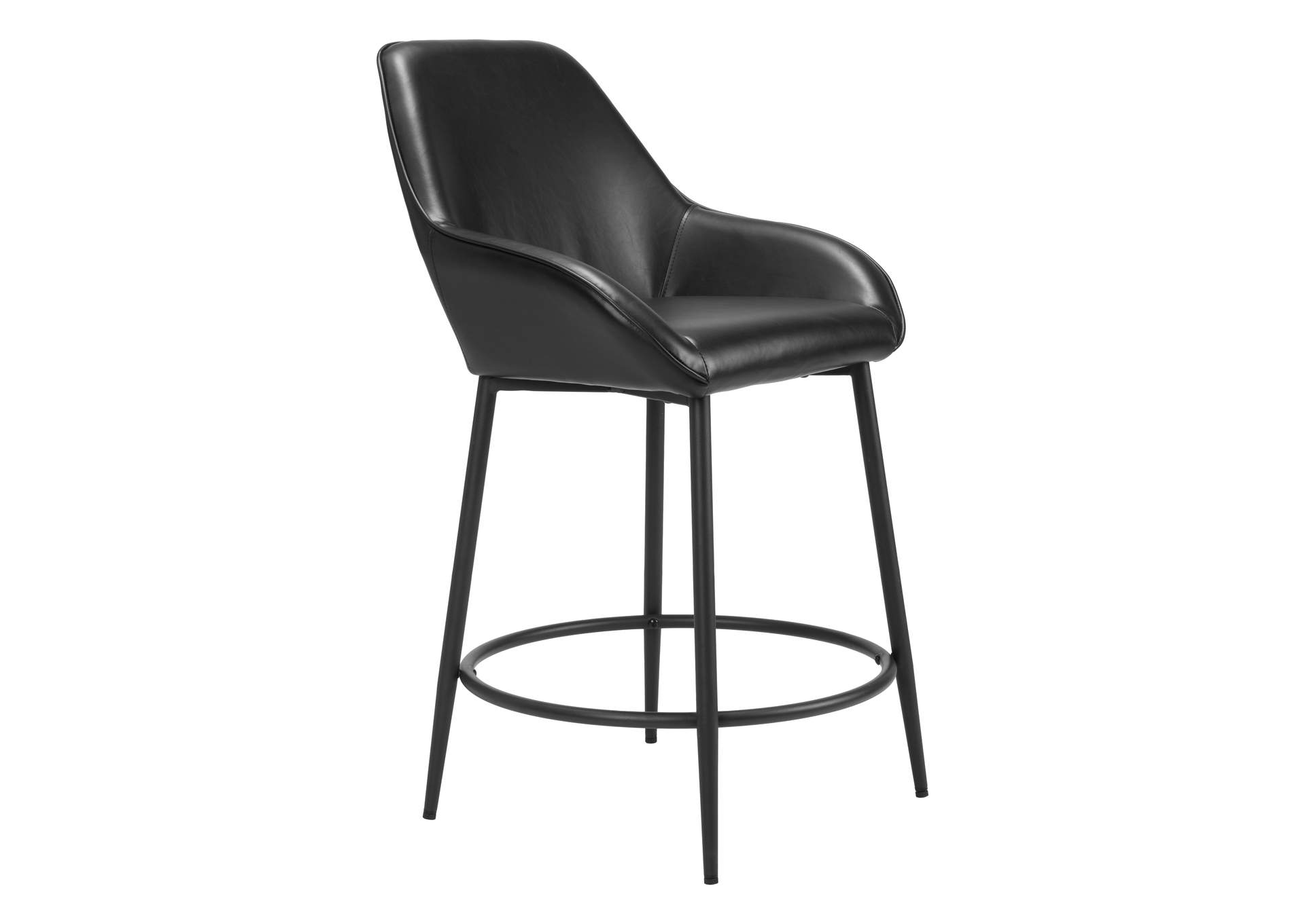Vila Counter Stool (Set Of 2) Black image 7