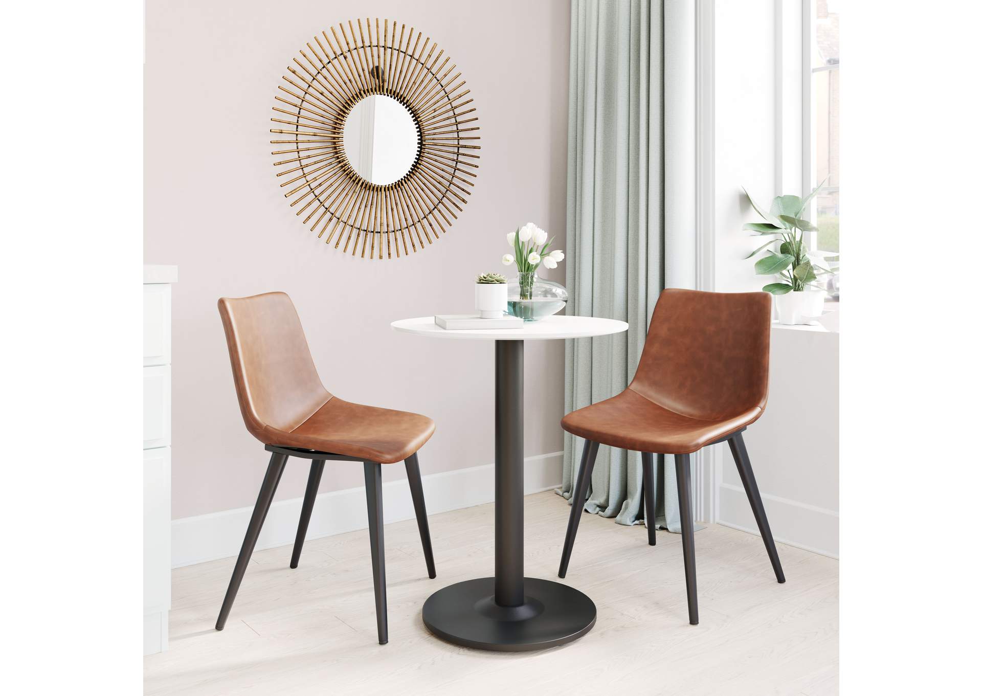 Daniel Dining Chair (Set Of 2) Vintage Brown image 1