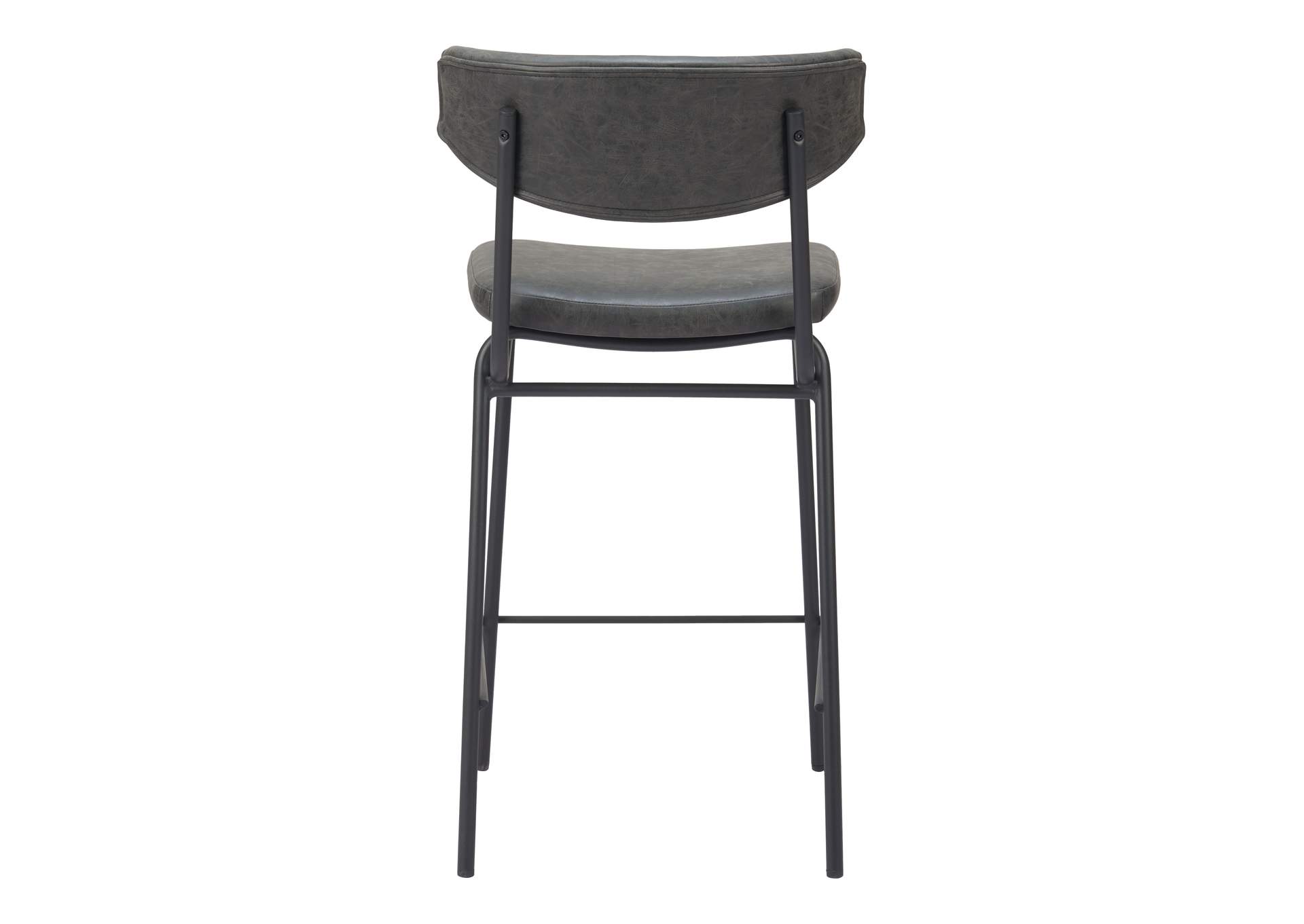 Charon Counter Stool (Set Of 2) Vintage Black image 7