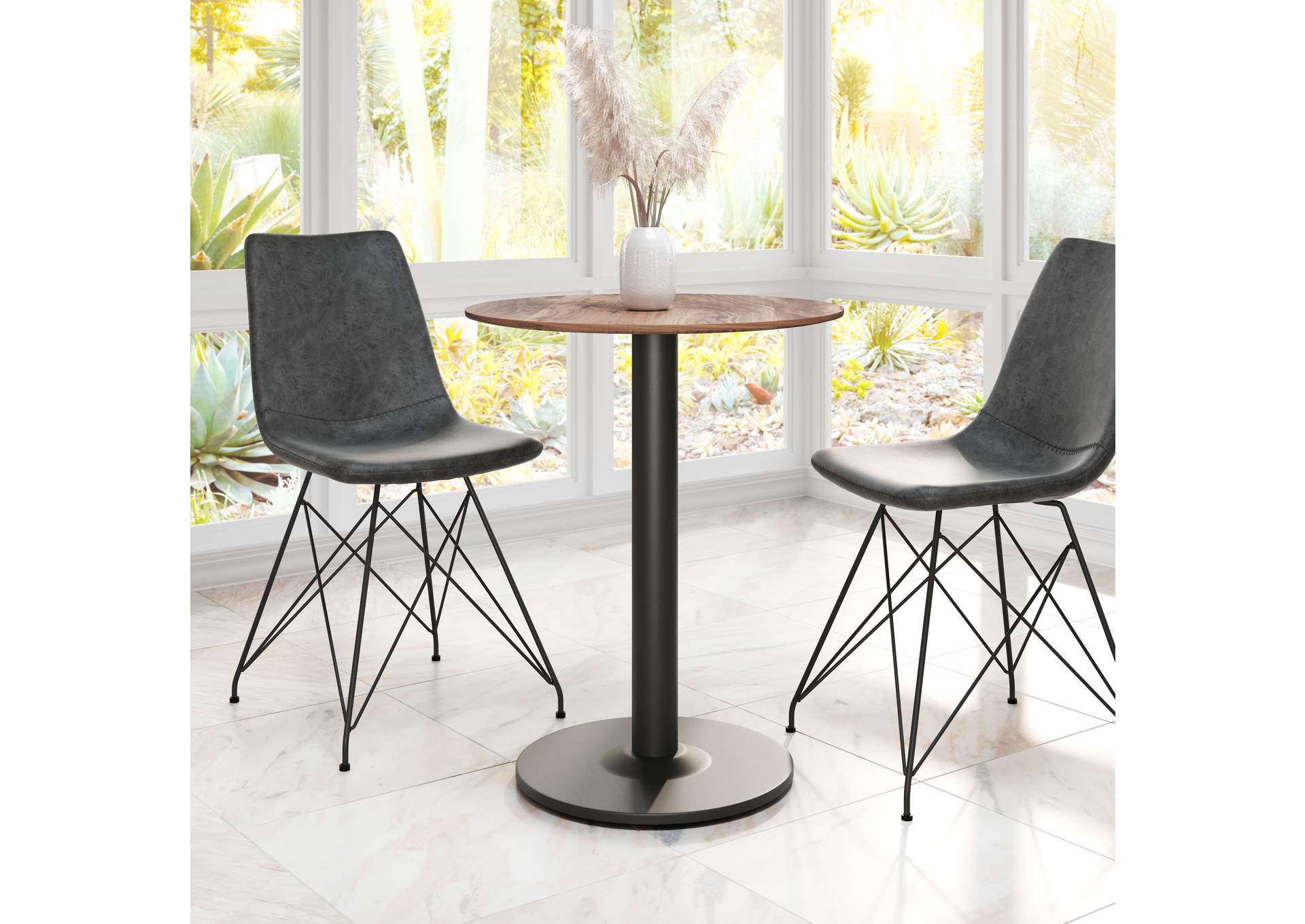 Alto Bistro Table Brown & Black image 1