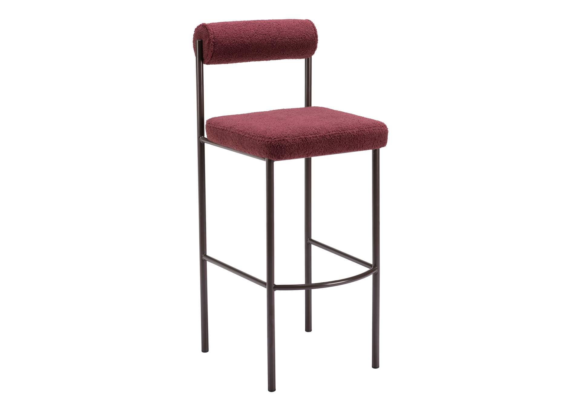Livorno Barstool (Set Of 2) Red & Bronze image 4