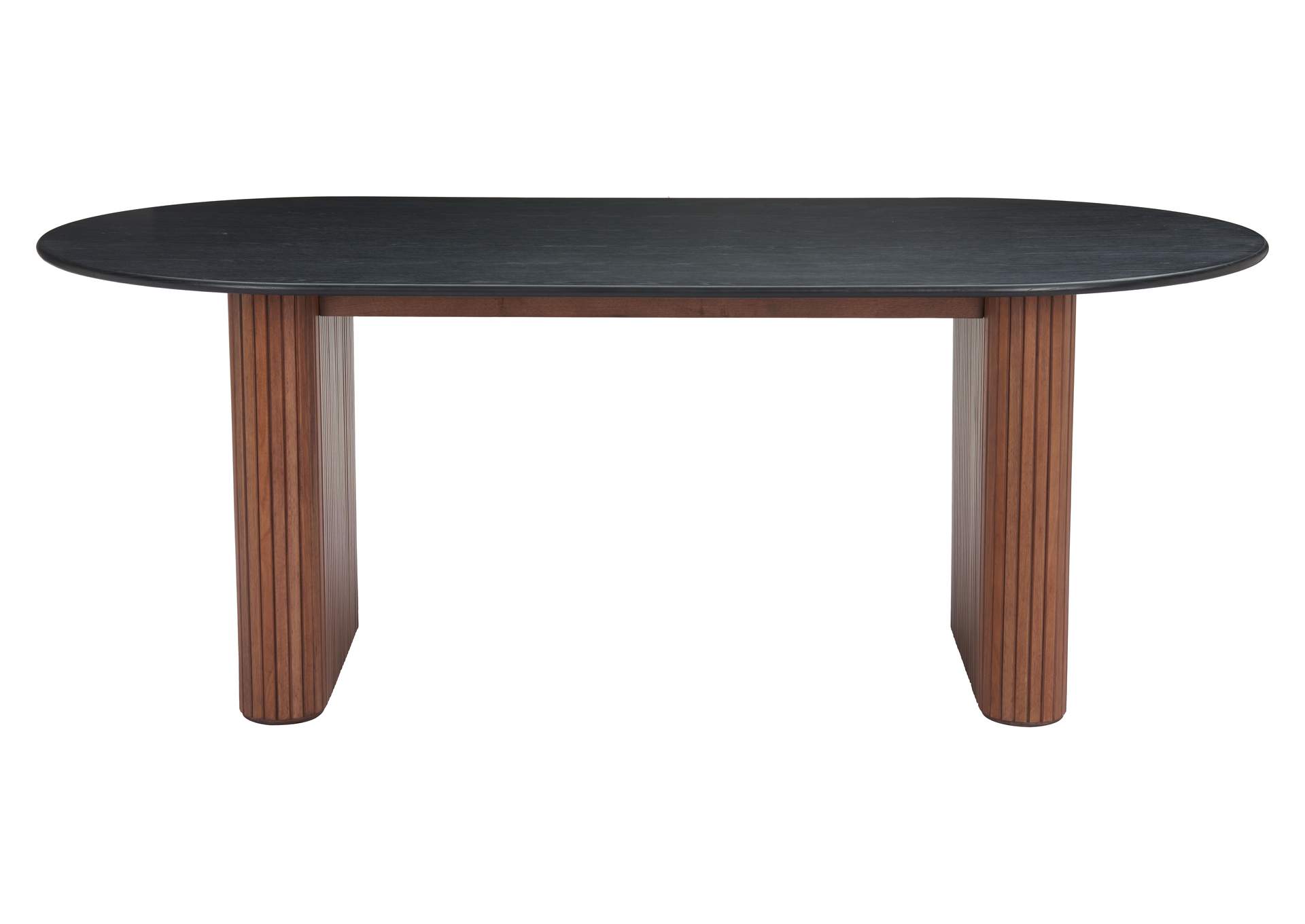 Lassig Dining Table Black & Walnut image 4