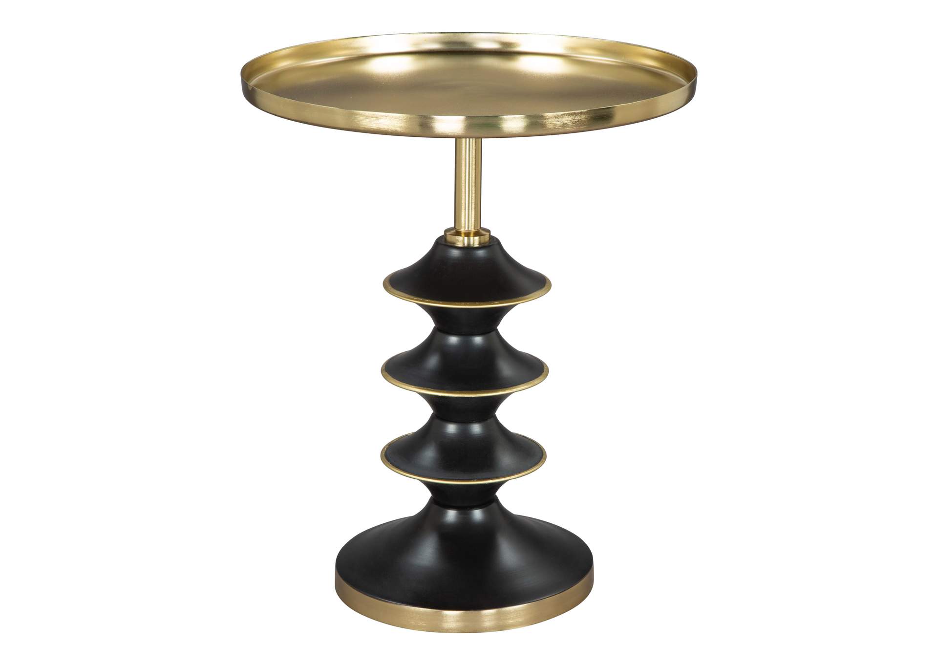 Donahue Side Table Gold & Black image 4
