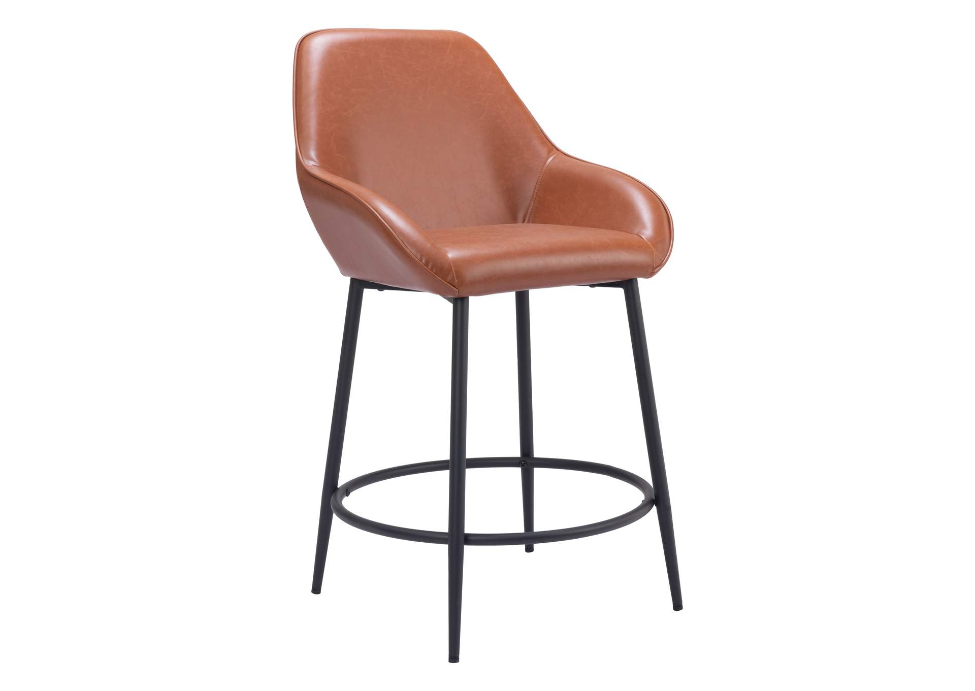 Vila Counter Stool (Set Of 2) Brown image 1