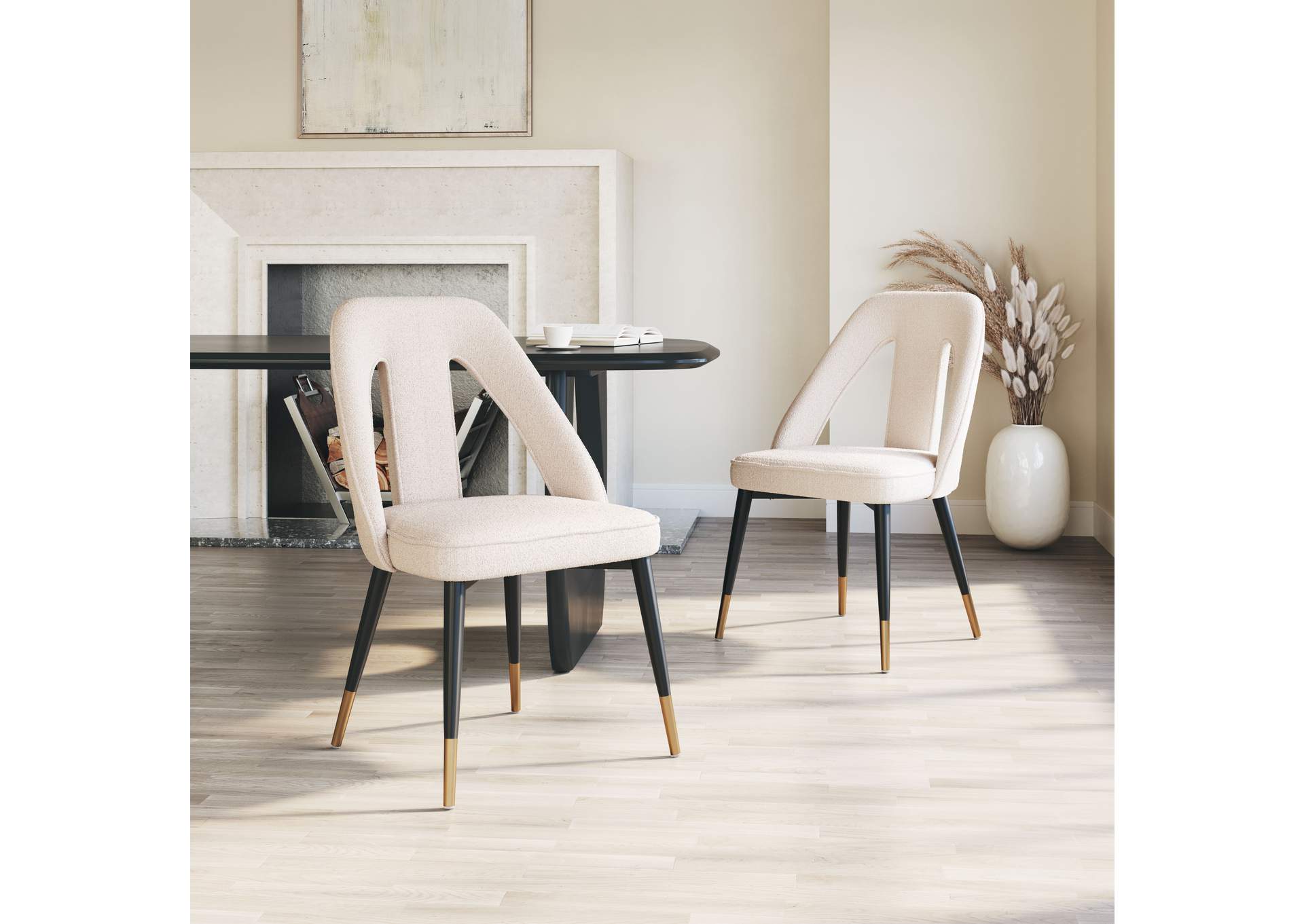 Artus Dining Chair Ivory image 1