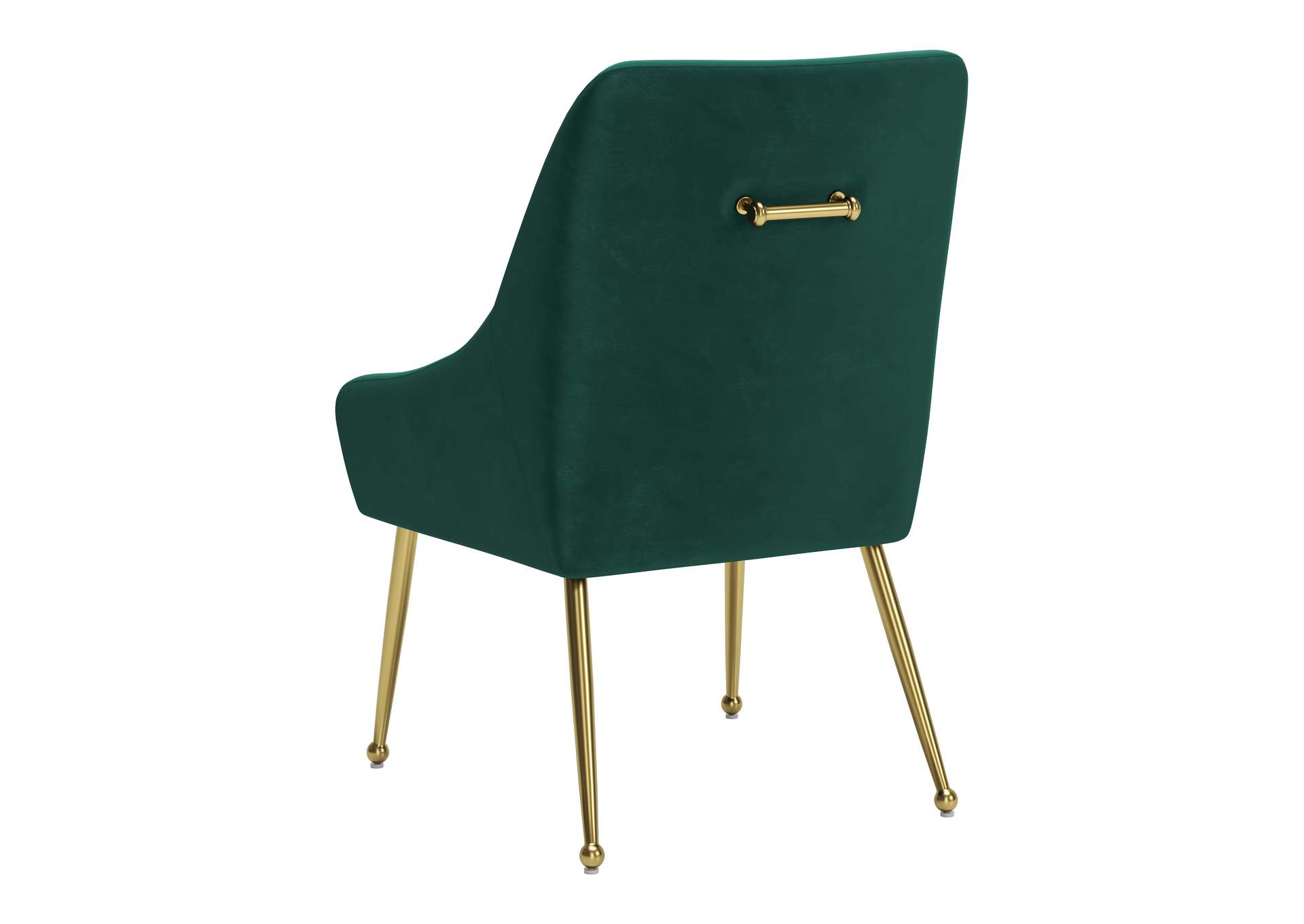 Maxine Dining Chair Green & Gold image 8