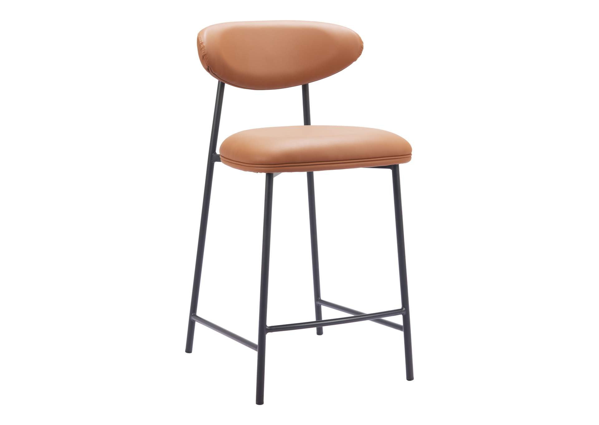 Rorun Counter Stool (Set Of 2) Brown image 1