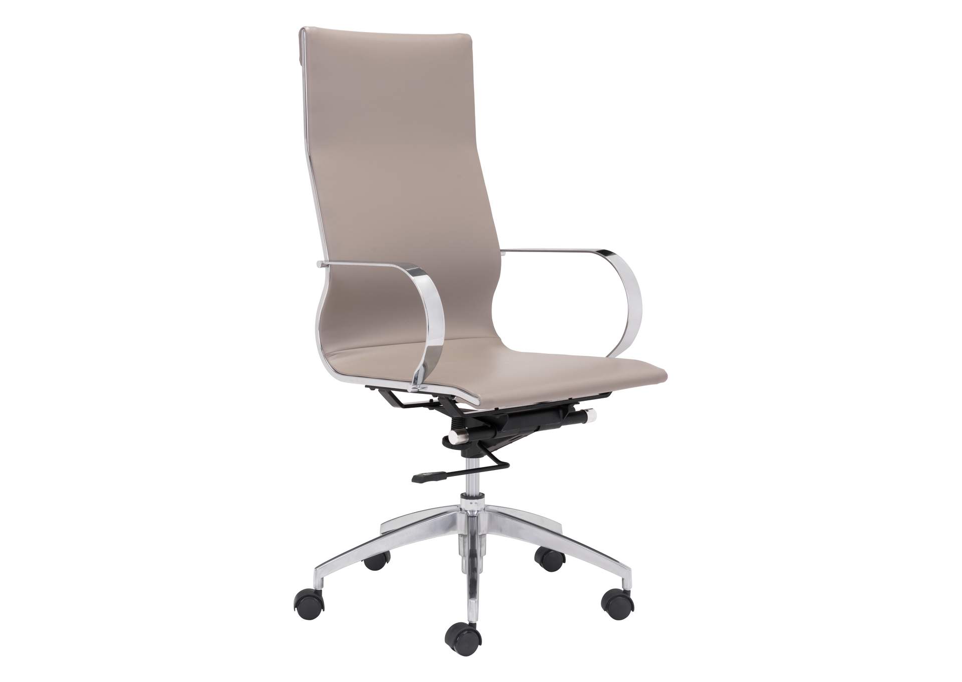 Glider High Back Office Chair Taupe image 3