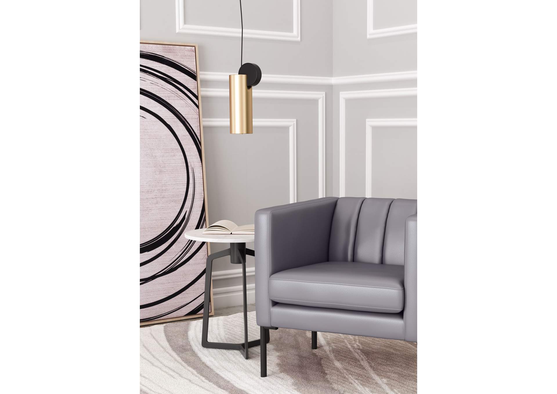 Martiza Ceiling Lamp Gold & Black image 4
