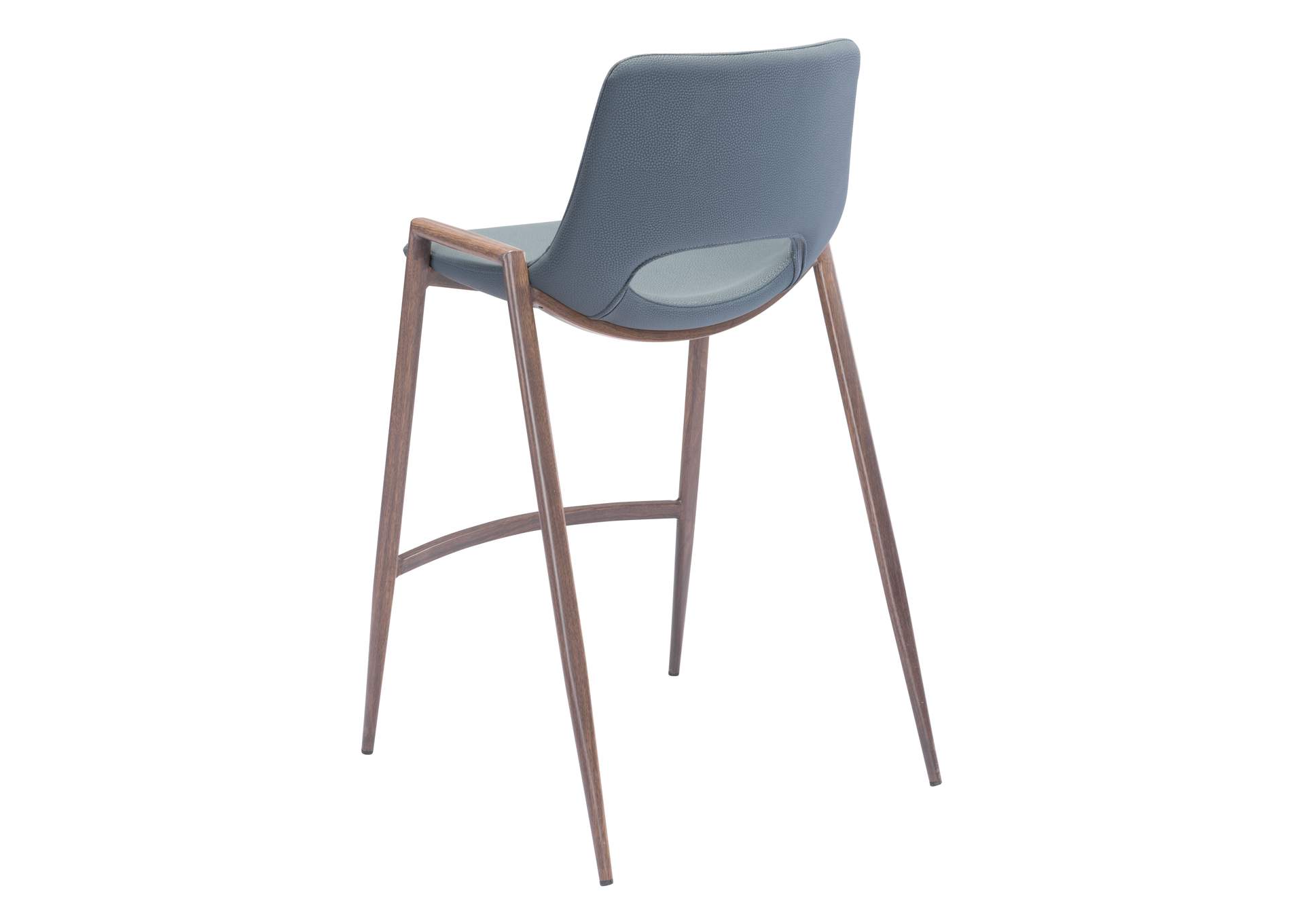 Desi Counter Stool (Set Of 2) Azure Gray & Walnut image 8