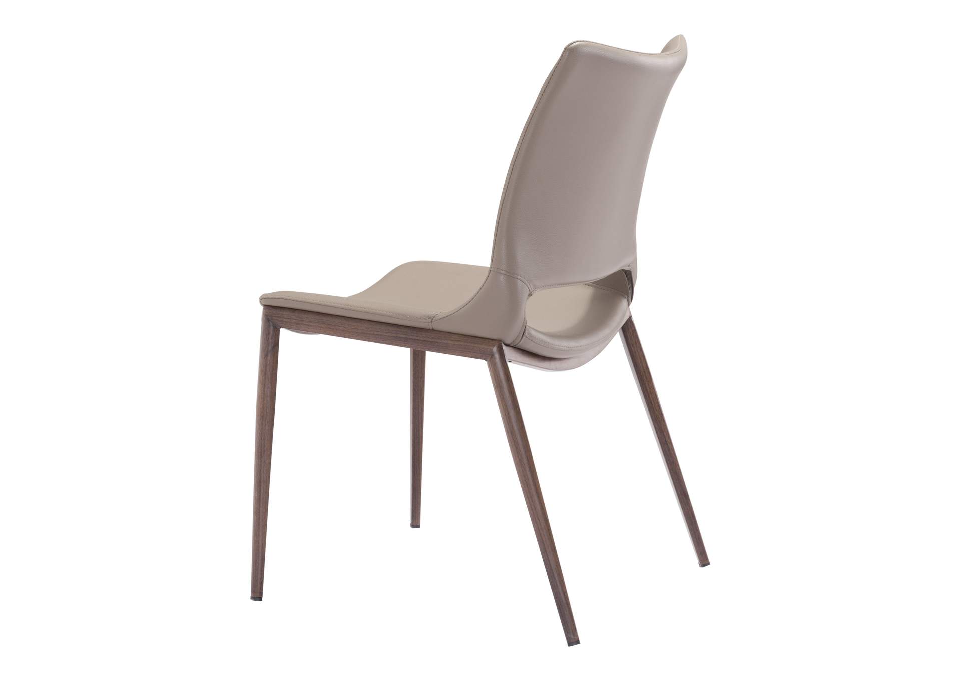 Ace Dining Chair (Set Of 2) Brown & Walnut image 8
