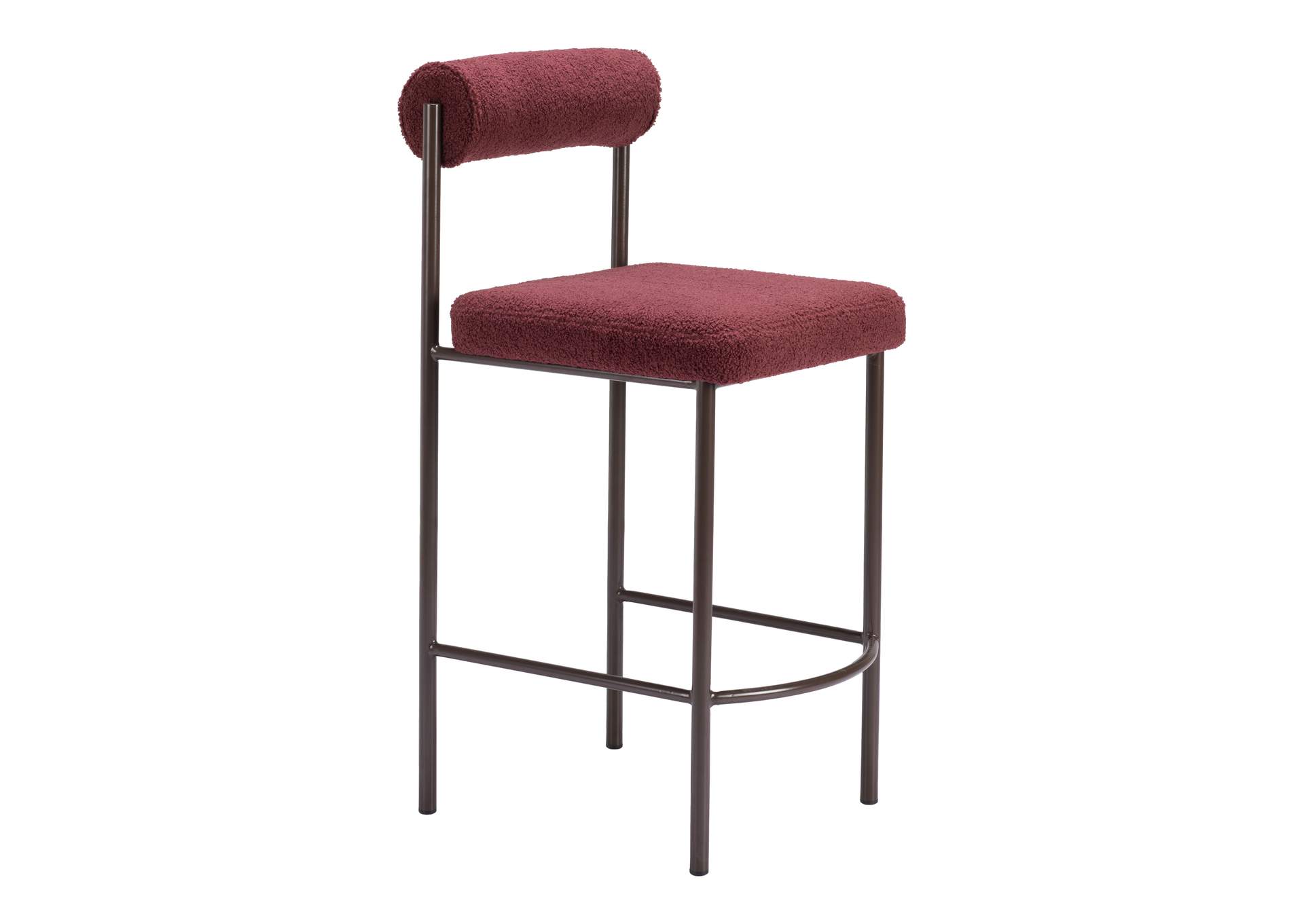 Livorno Counter Stool (Set Of 2) Red & Bronze image 8