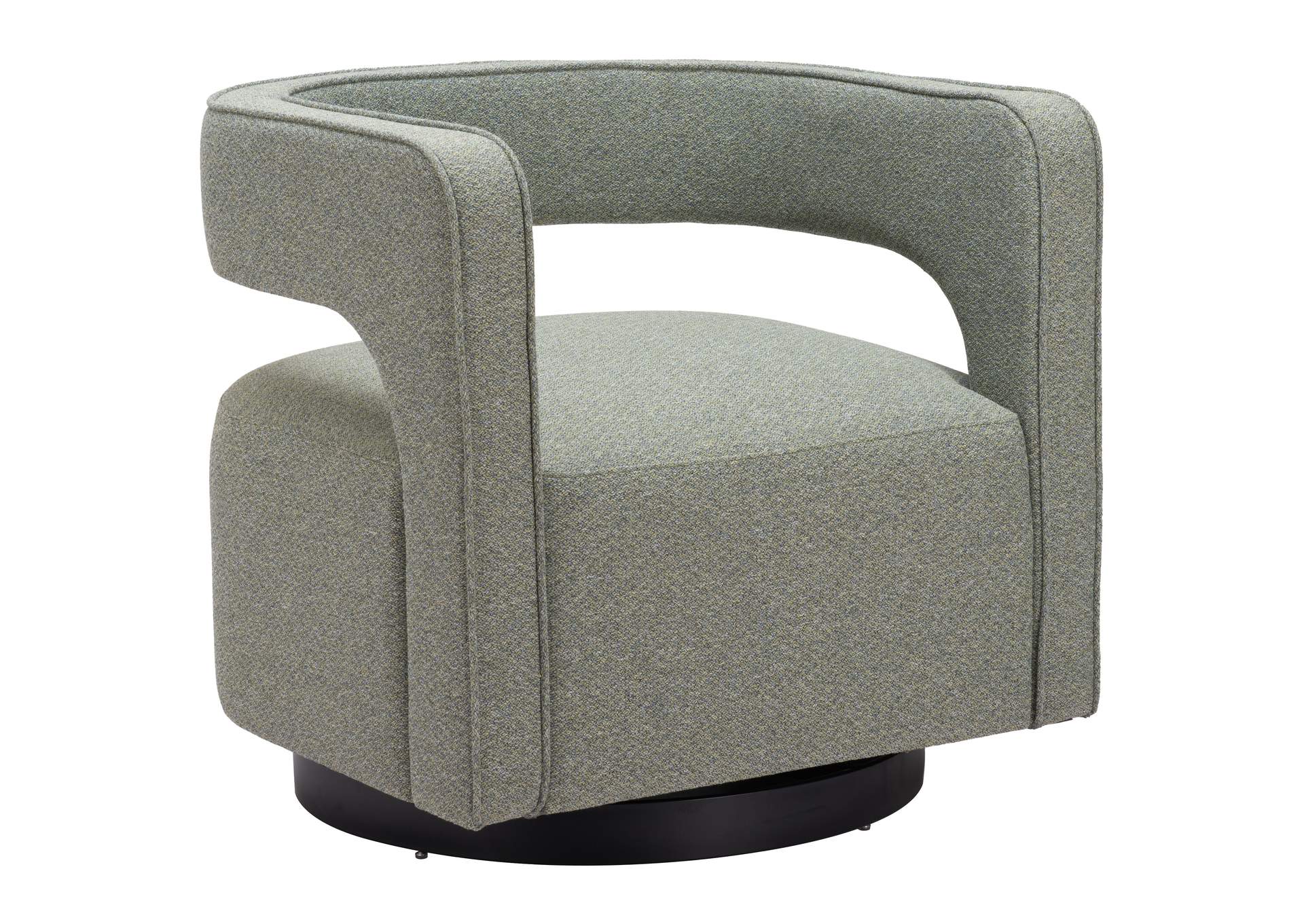 Turku Swivel Chair Sage Green image 1