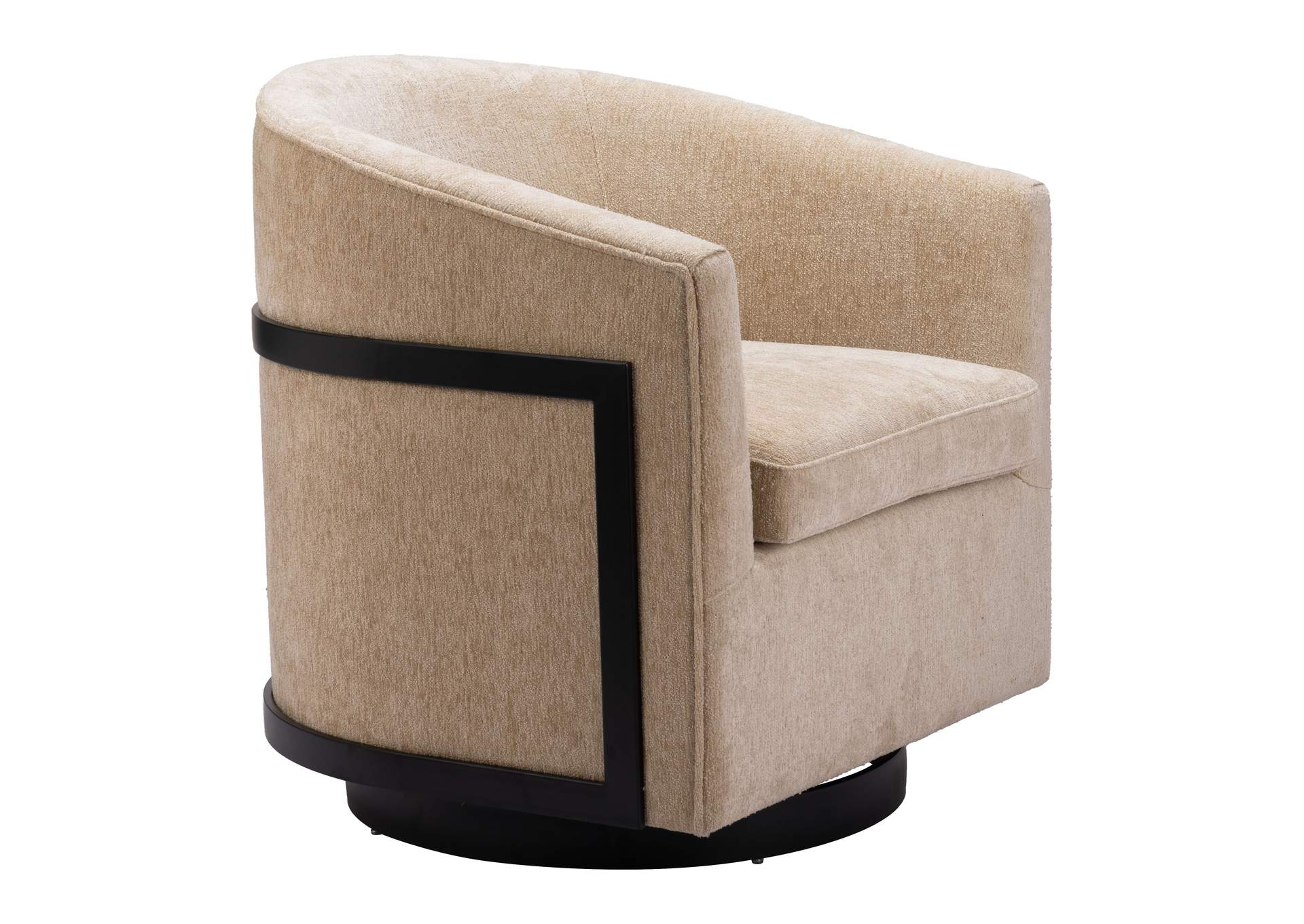Hanko Swivel Chair Golden Beige image 7