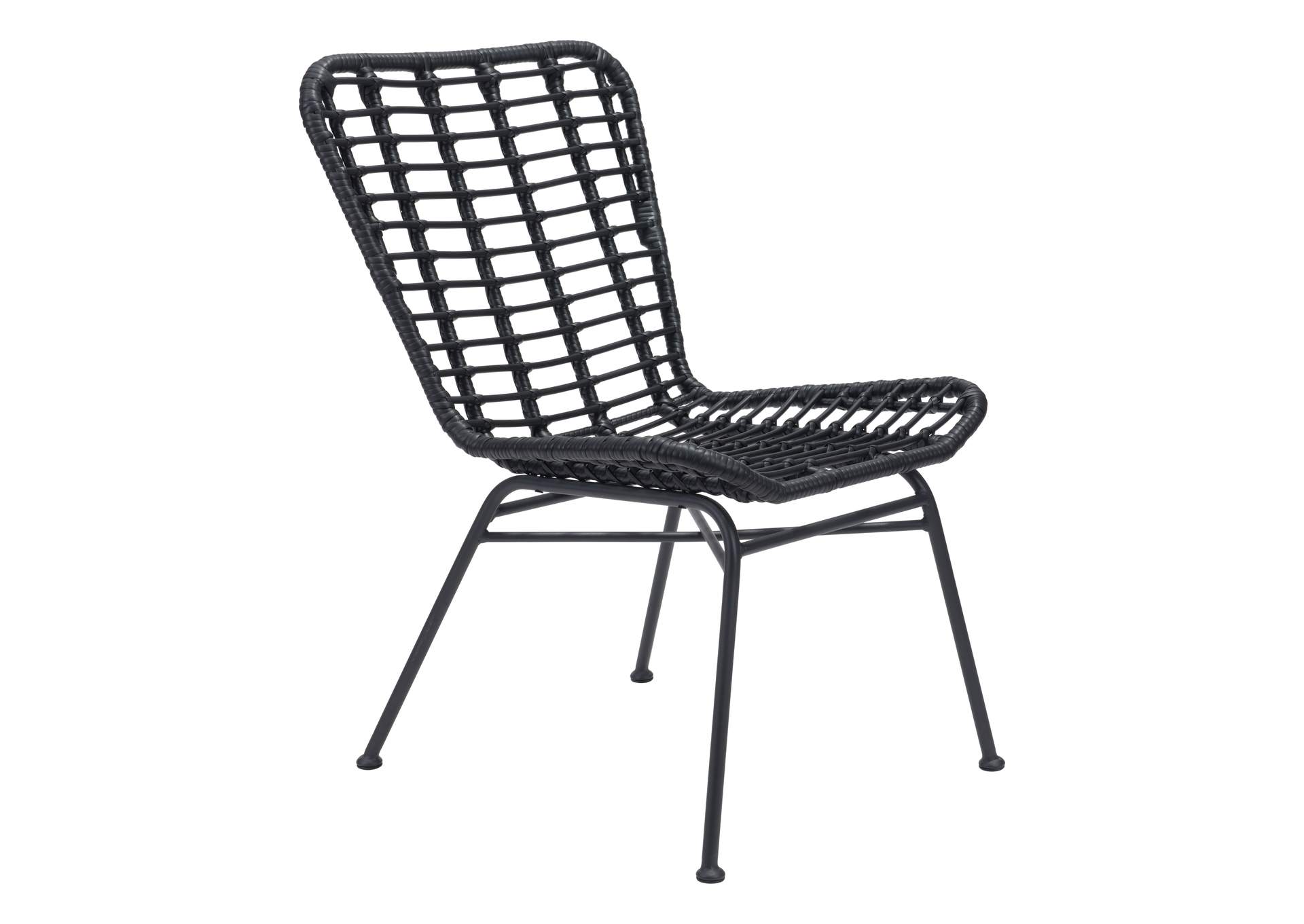 Lorena Outdoor Dining Chair (Set Of 2) Black image 4