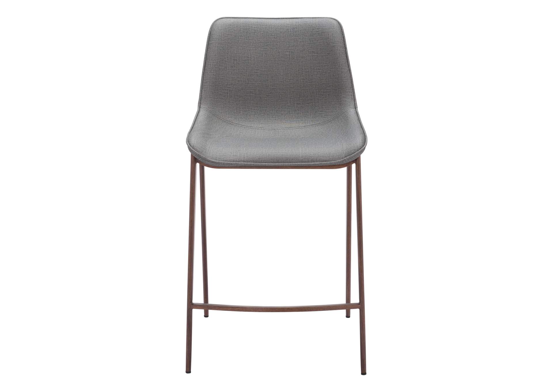 Magnus Counter Stool (Set Of 2) Slate Gray & Walnut image 5