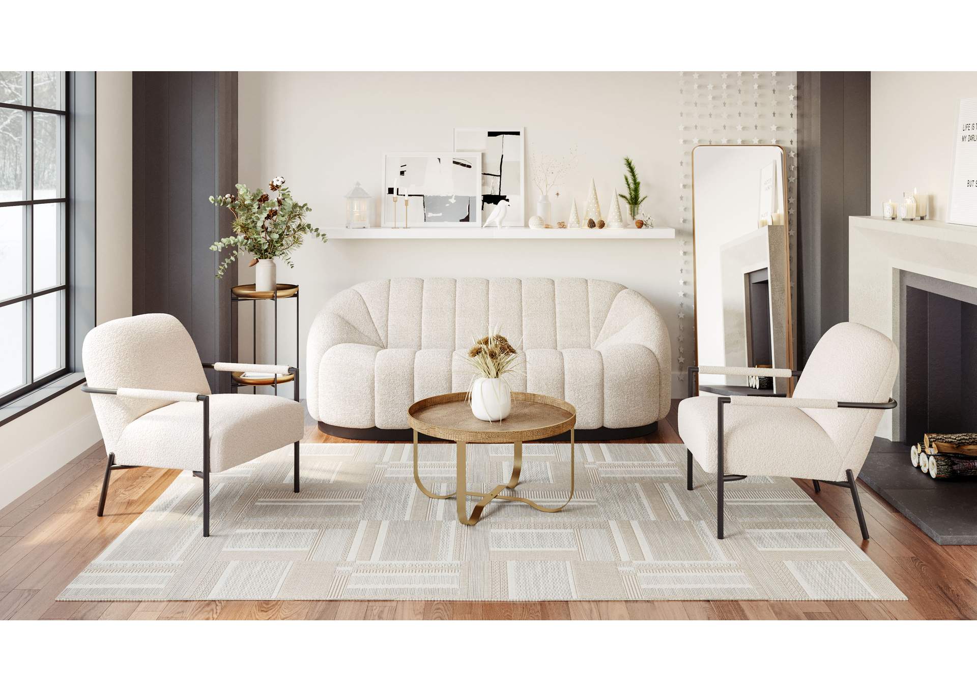 Bhutan Sofa Cream image 5