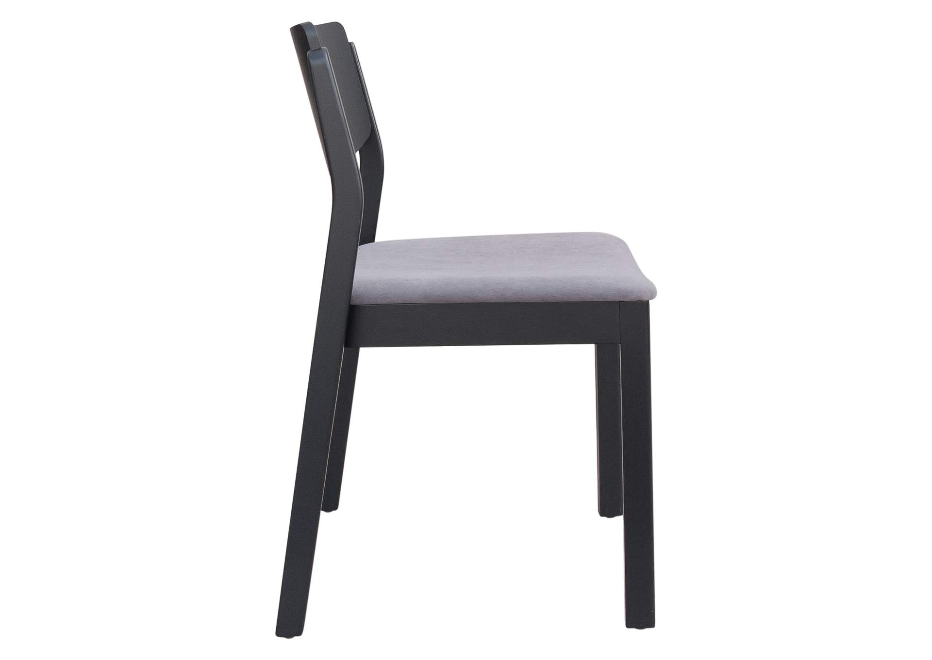 Desdamona Dining Chair (Set Of 2) Gray & Black image 5