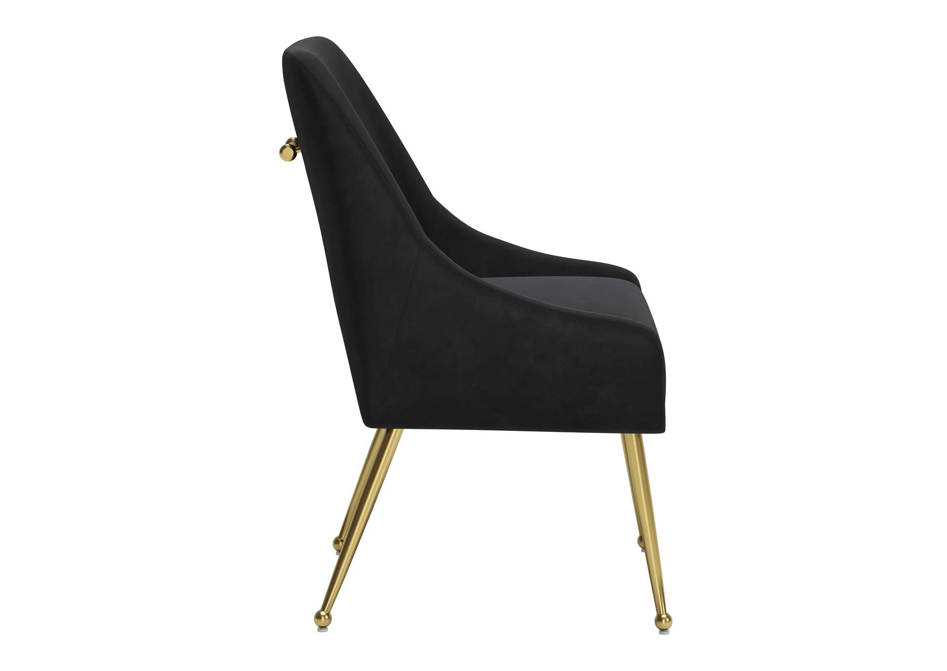 Maxine Dining Chair Black & Gold image 5