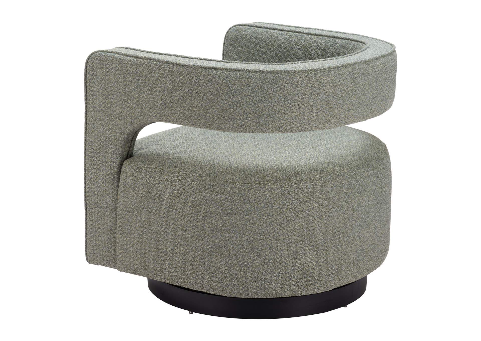 Turku Swivel Chair Sage Green image 6