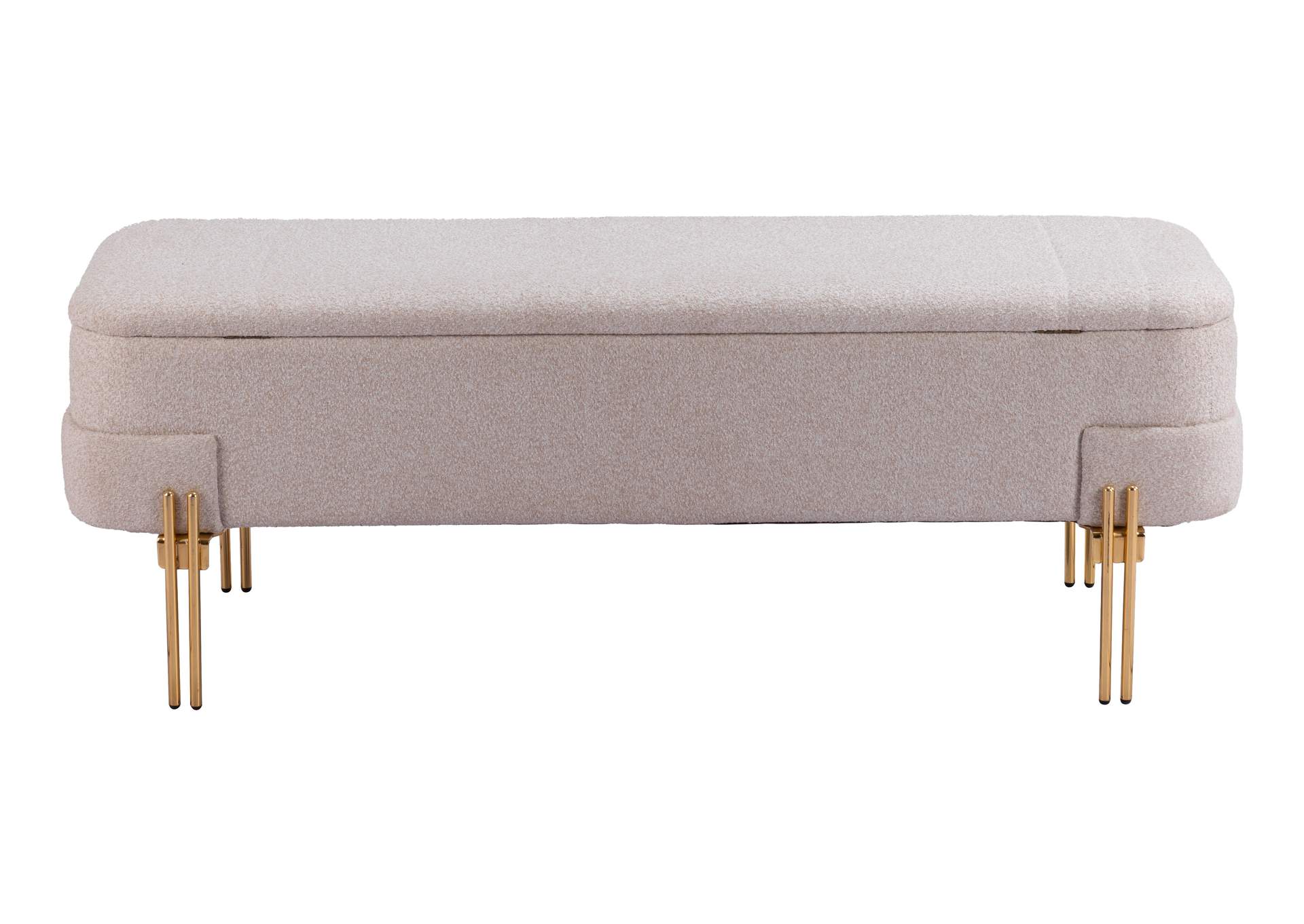 Lebreton Storage Bench Oatmeal Beige image 7