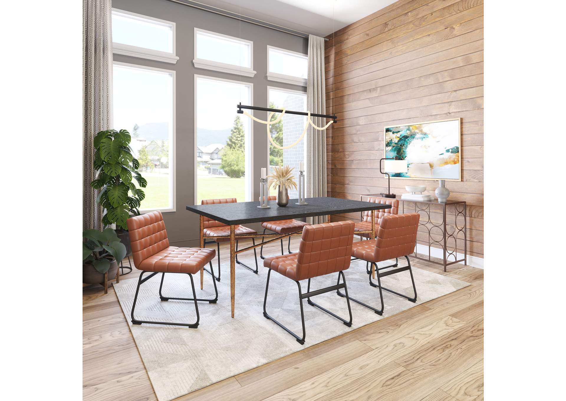 Pago Dining Chair (Set Of 2) Brown image 3