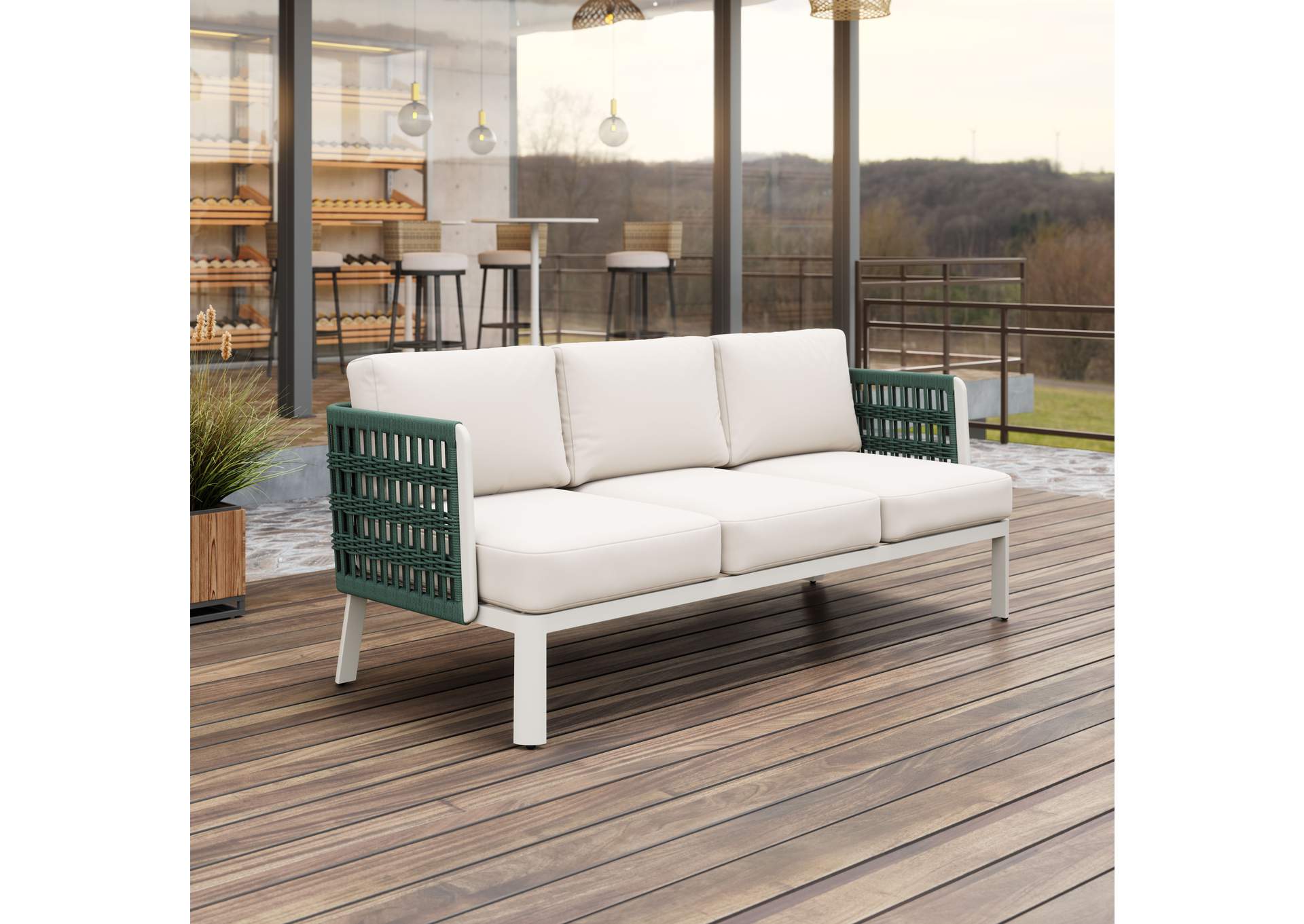 Bridgehampton Outdoor Sofa White image 1