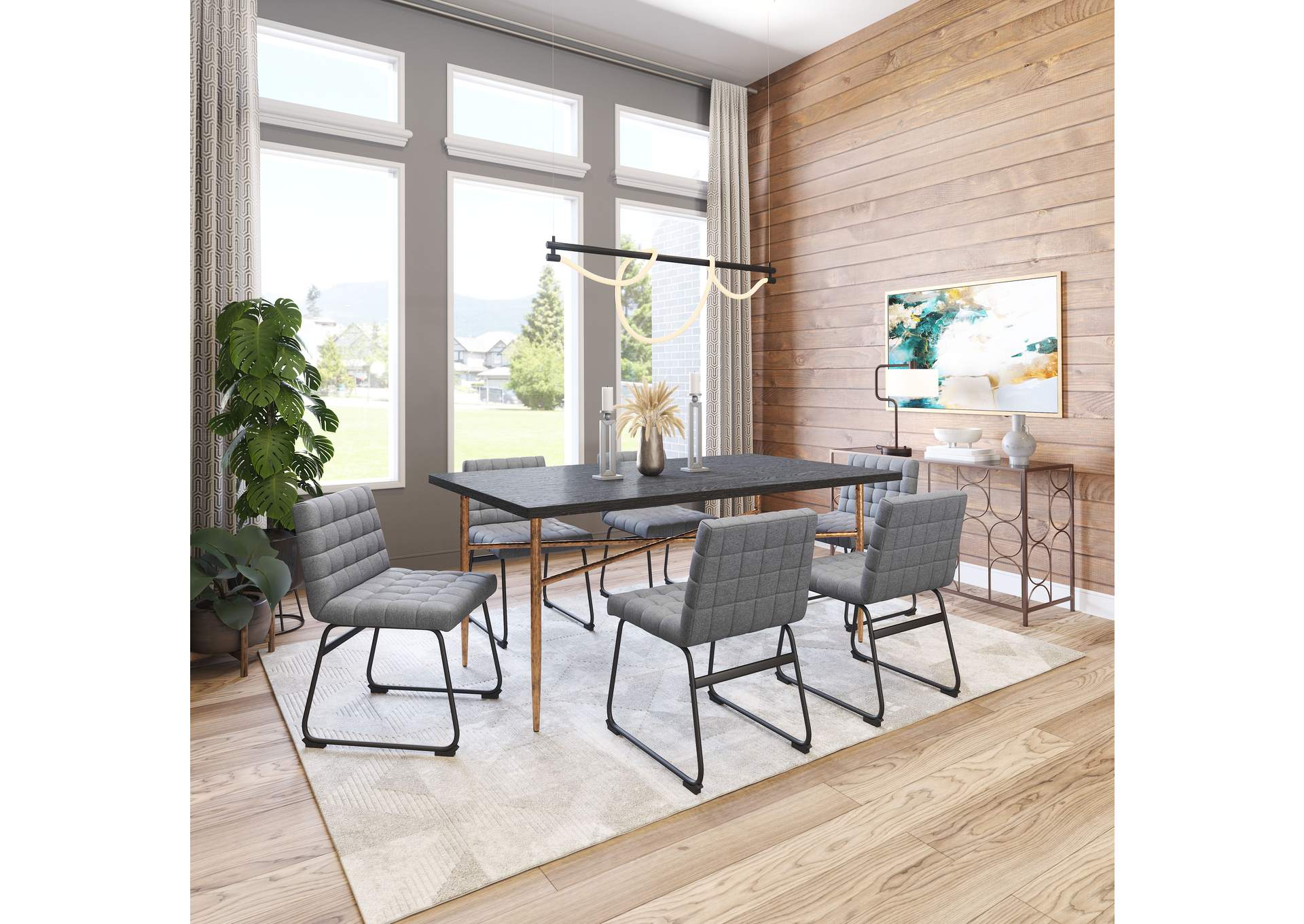 Pago Dining Chair (Set Of 2) Gray image 3