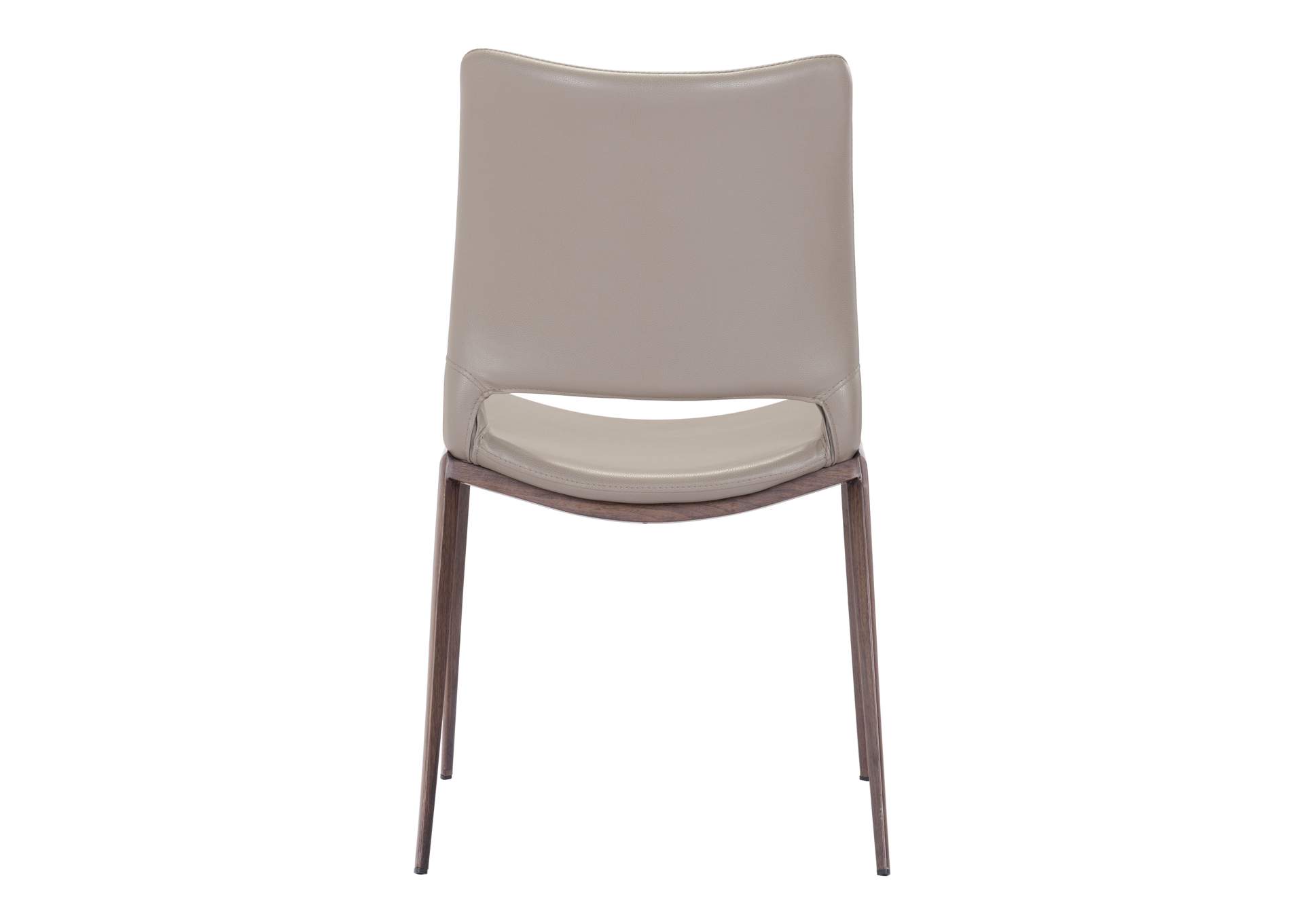 Ace Dining Chair (Set Of 2) Brown & Walnut image 7