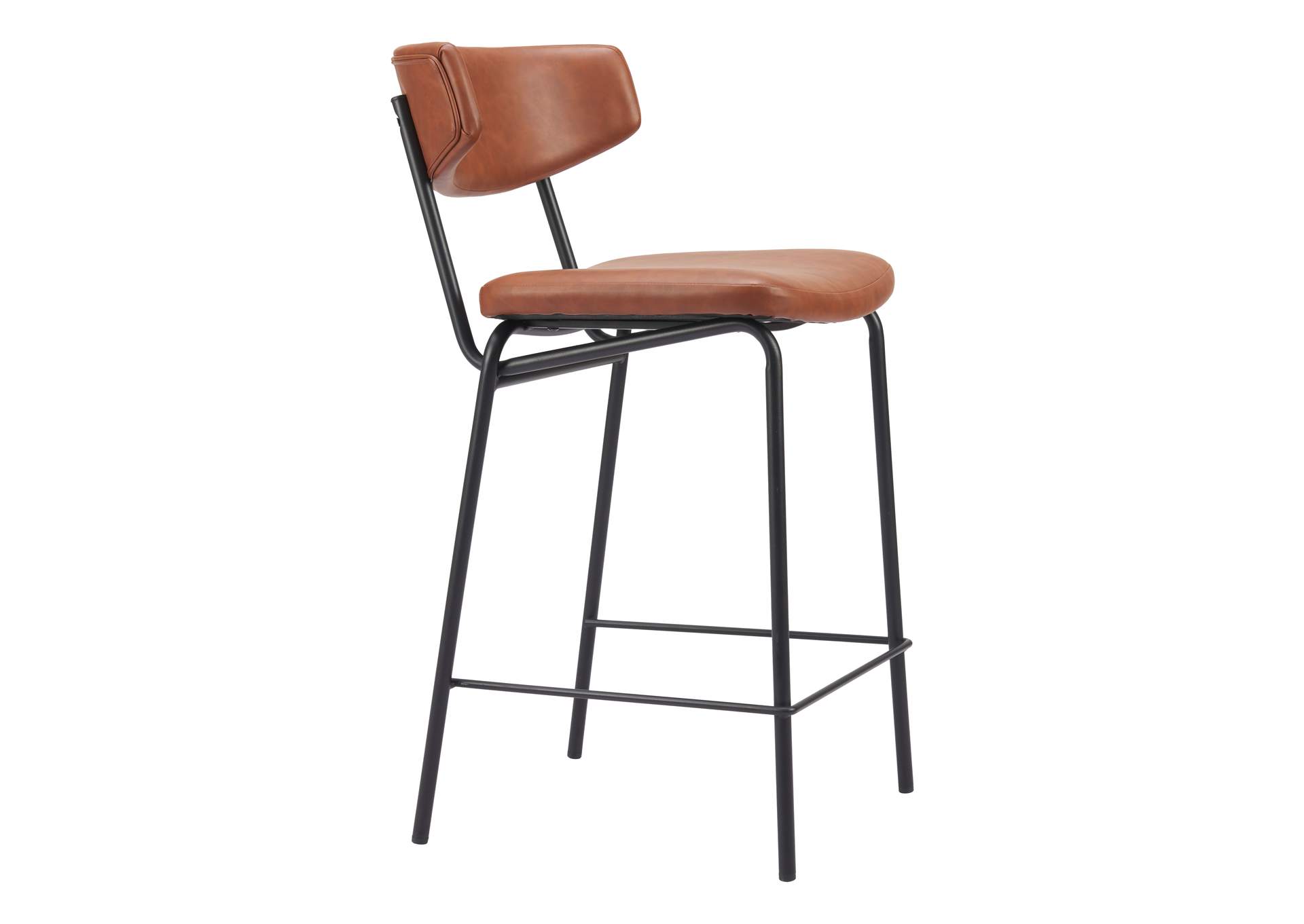 Charon Counter Stool (Set Of 2) Vintage Brown image 9