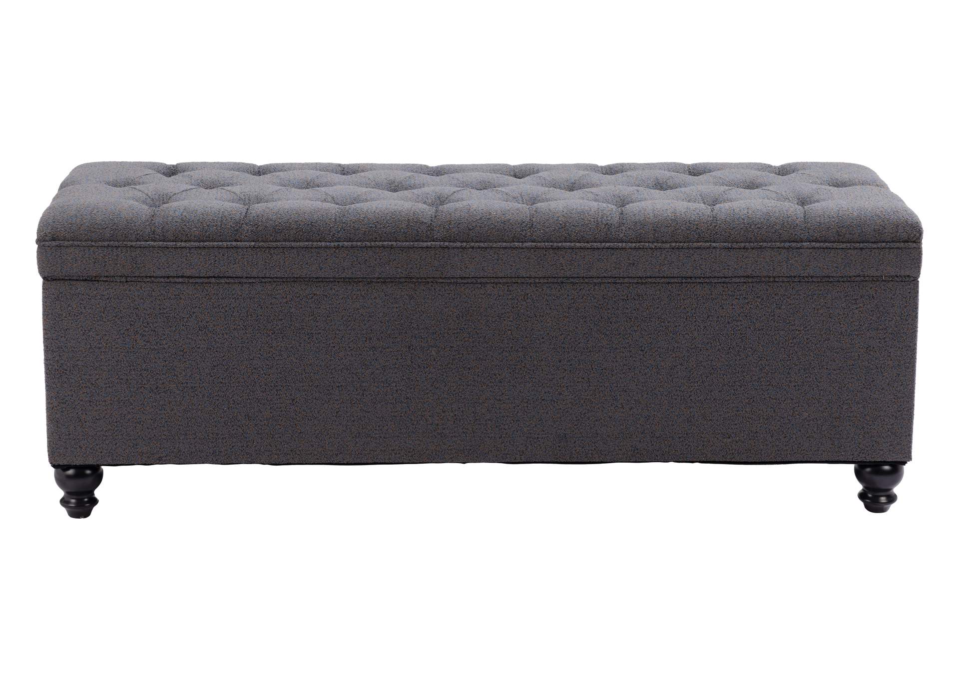 Halifax Storage Bench Gravel Gray image 5