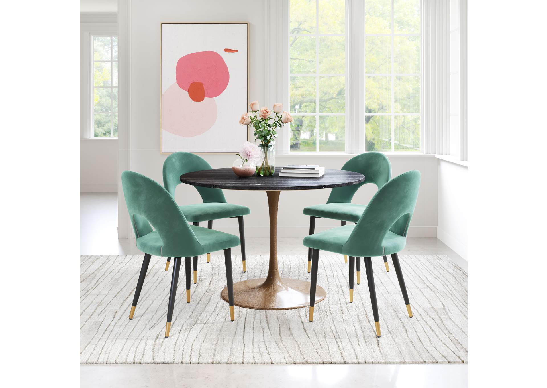 Menlo Dining Chair (Set Of 2) Green image 3