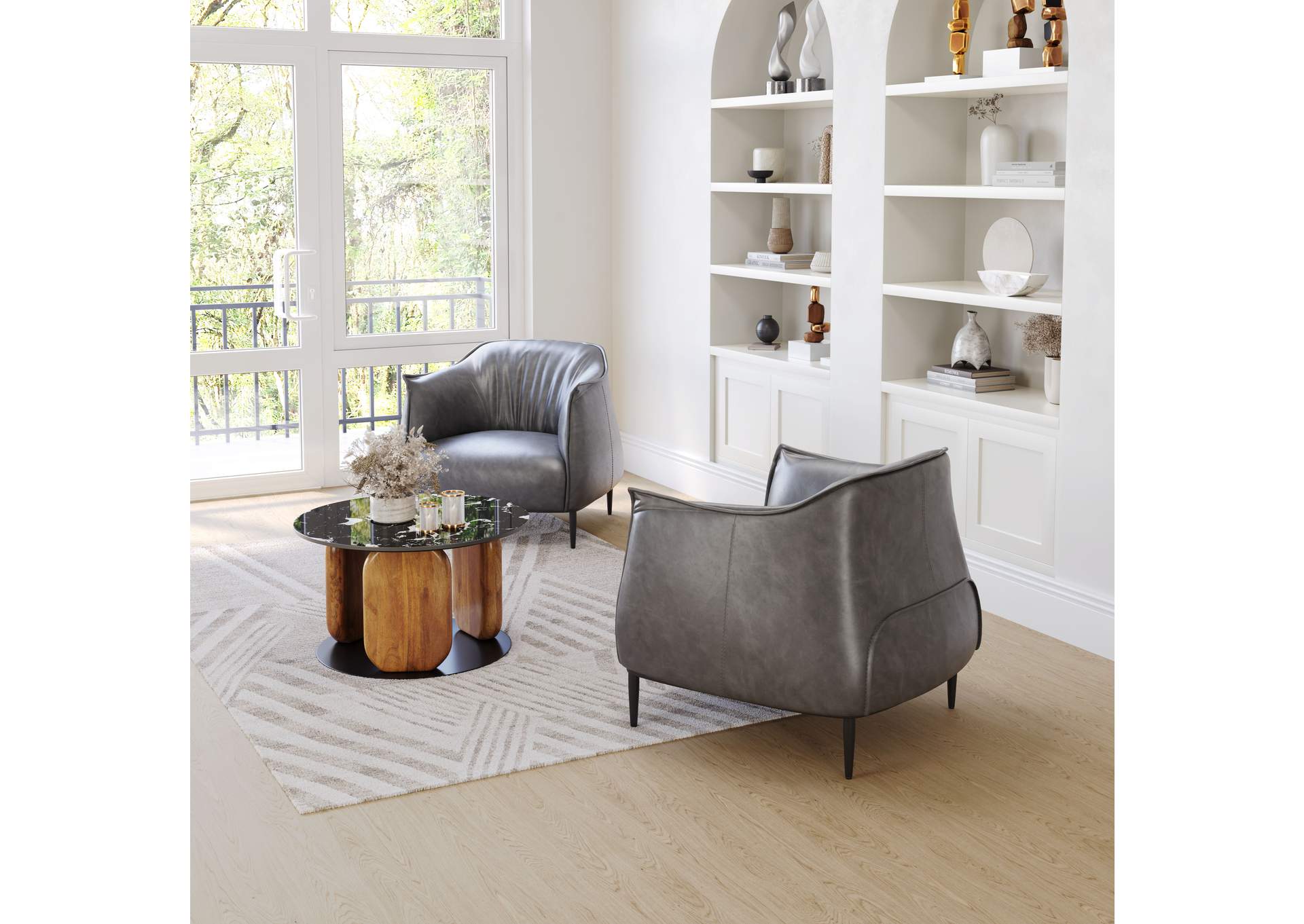 Julian Accent Chair Gray image 3
