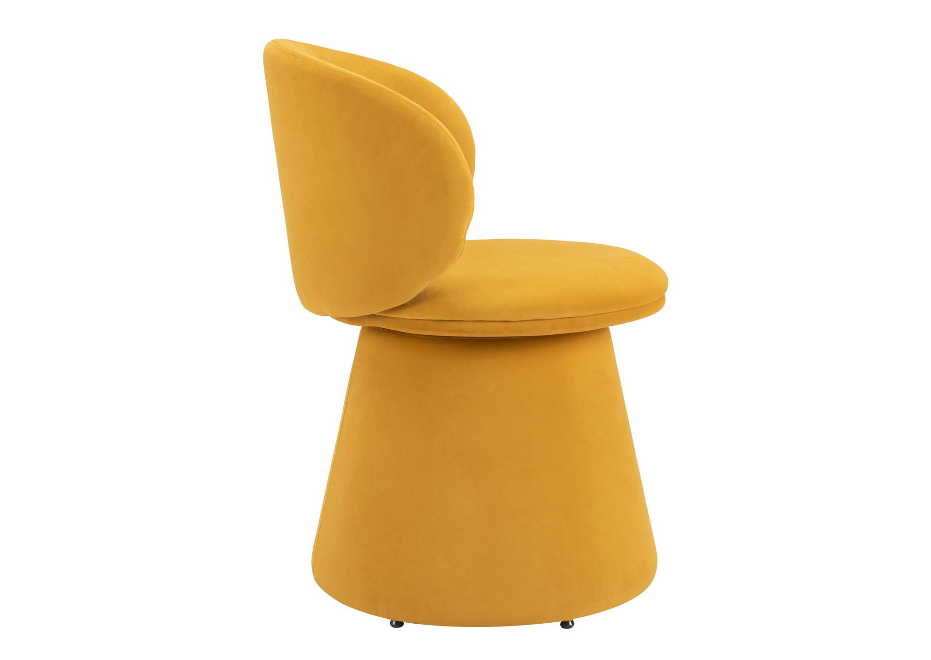 Oblic Swivel Dining Chair Orange image 6