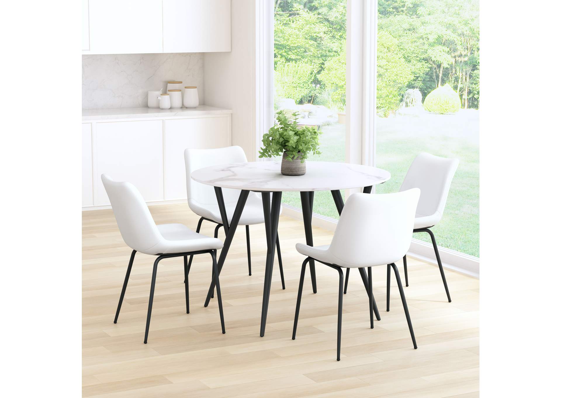 Byron Dining Chair (Set Of 2) White image 3
