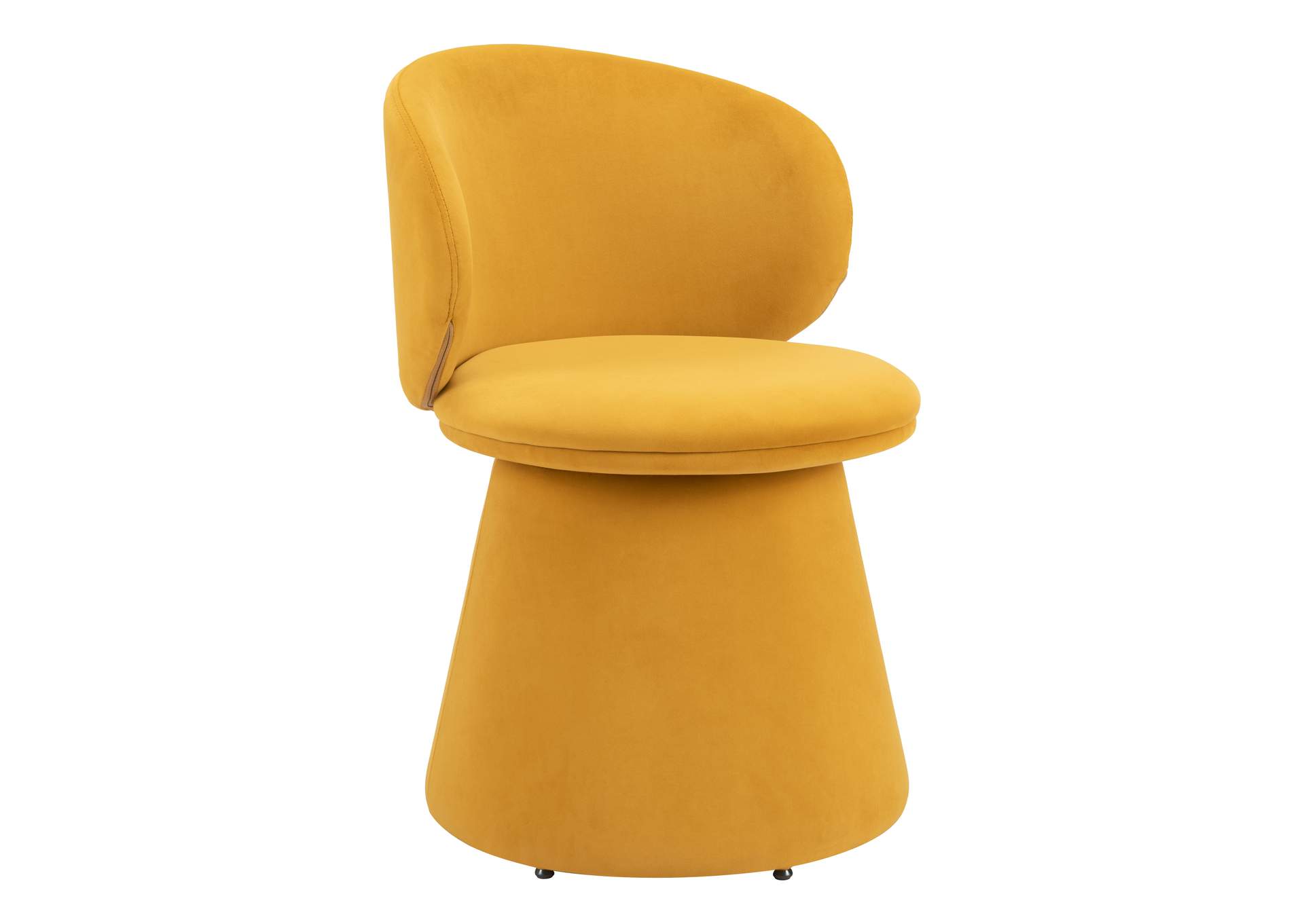 Oblic Swivel Dining Chair Orange image 10