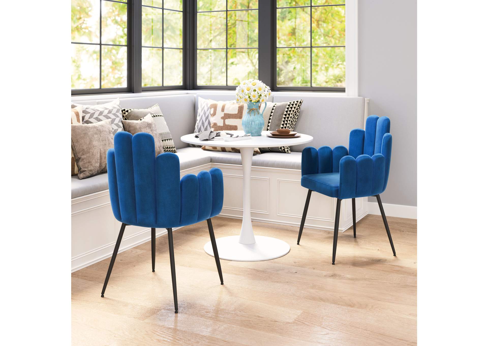 Noosa Dining Chair (Set Of 2) Navy Blue image 3