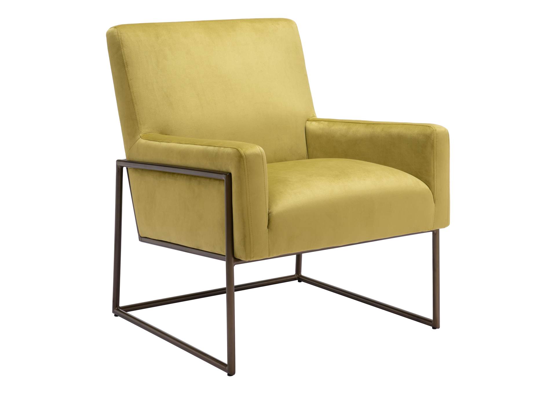 New York Accent Chair Olive Green image 3