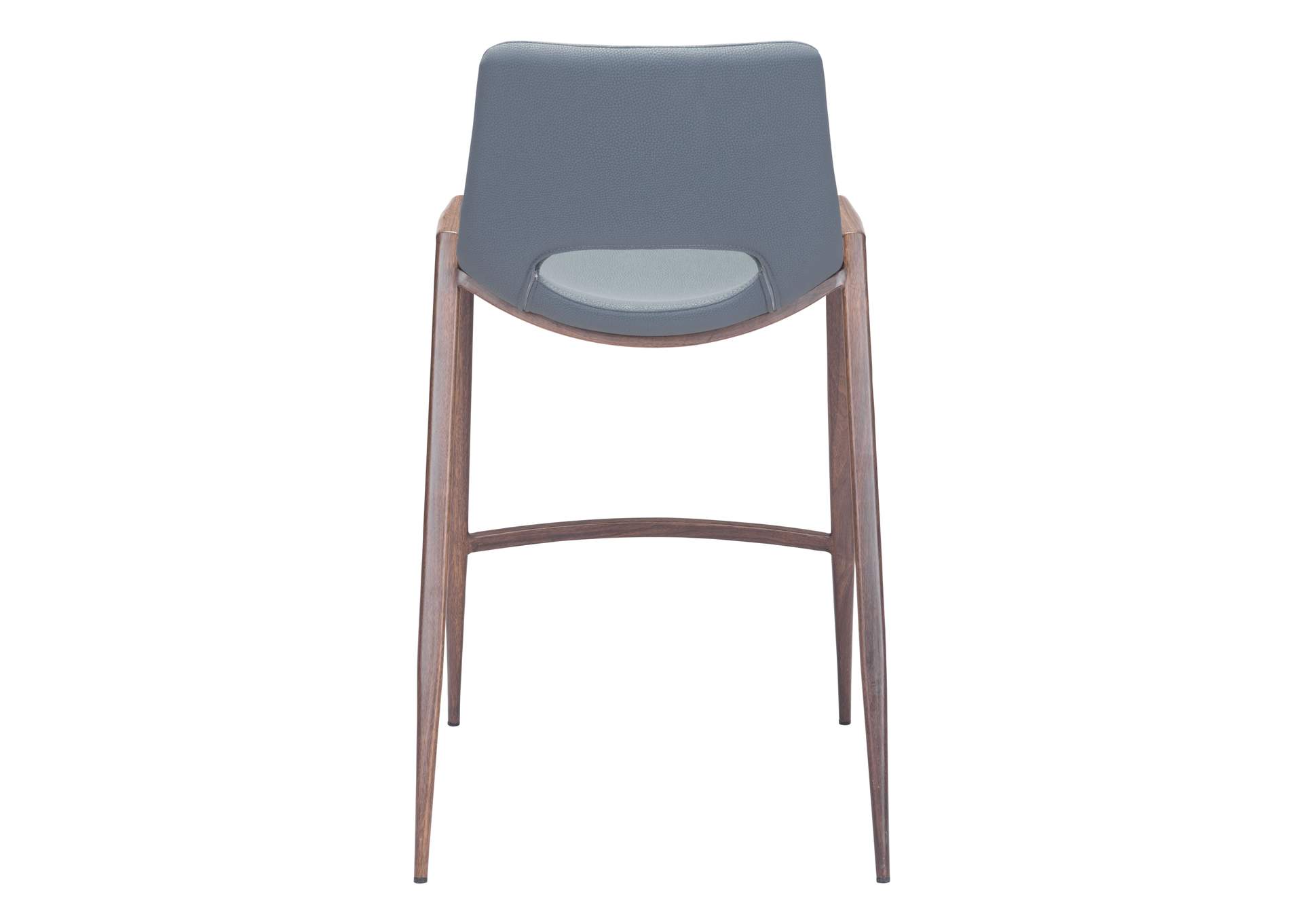 Desi Counter Stool (Set Of 2) Azure Gray & Walnut image 7
