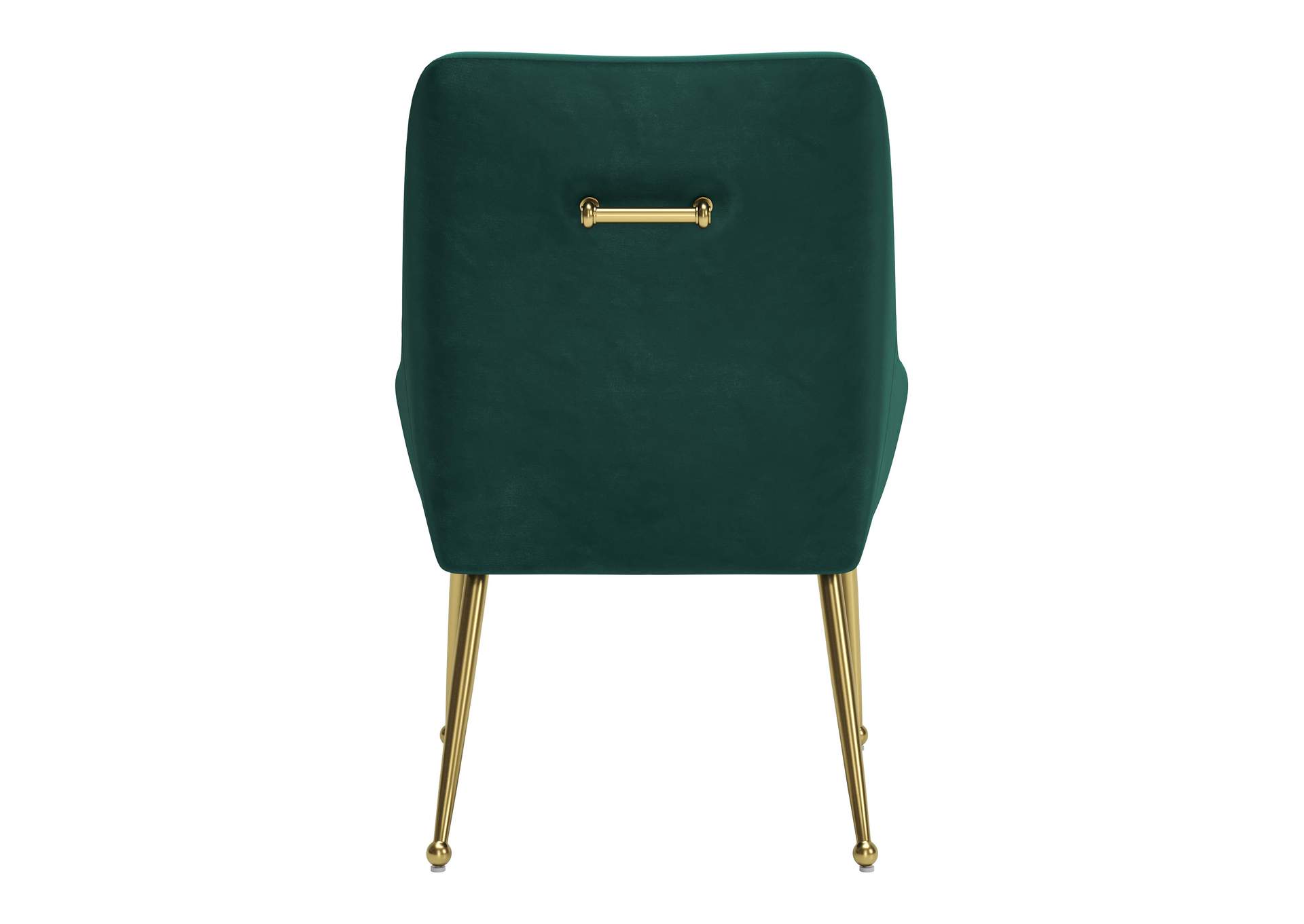 Maxine Dining Chair Green & Gold image 7