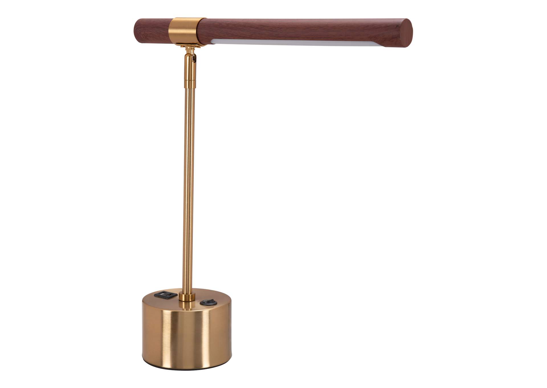 Kippy Table Lamp Brown & Brass image 4