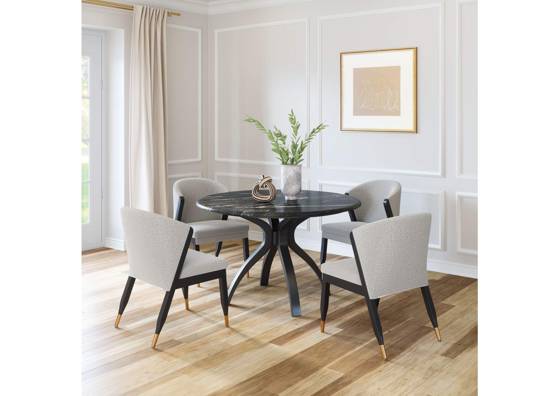 Pula Dining Chair Misty Gray image 3